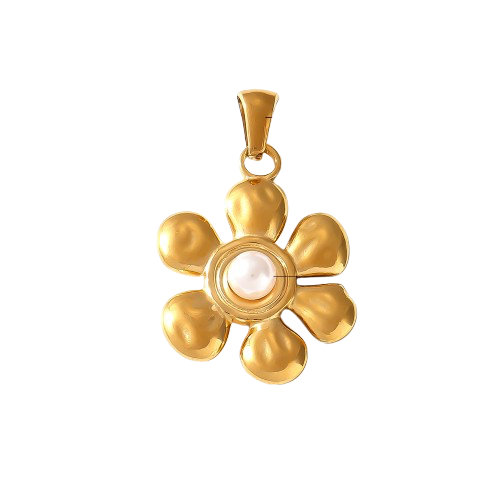Pearl Flower Charm