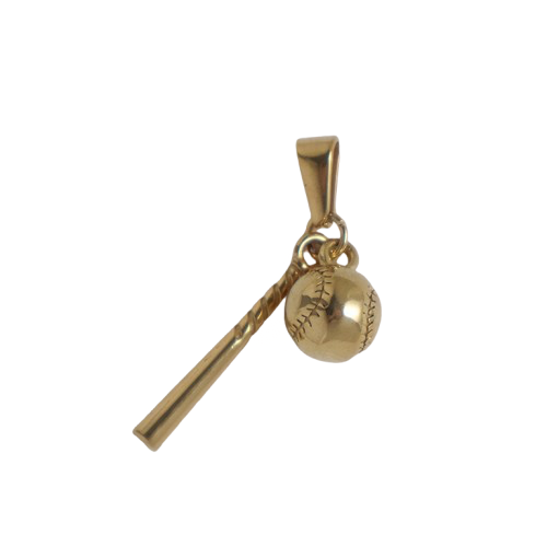 Baseball Bat & Ball Charm