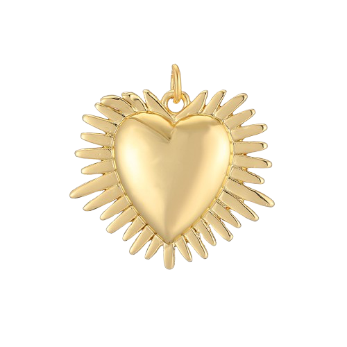 Spikes Heart Charm