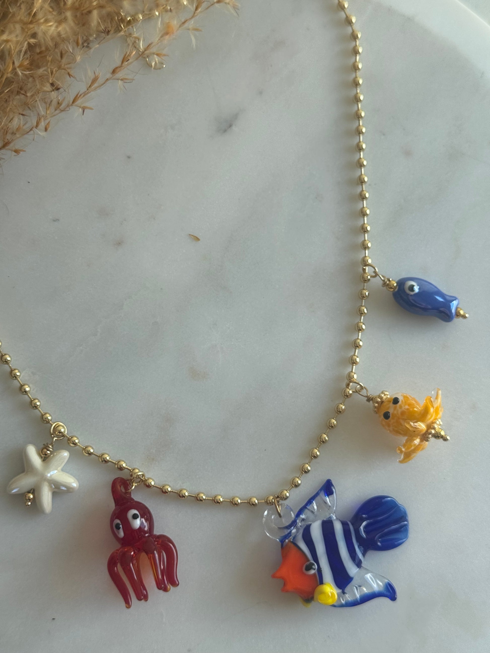 Pacífica Sea Charm Necklace