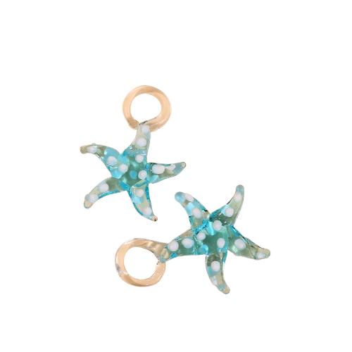 Estrella de Mar Cristal Charm