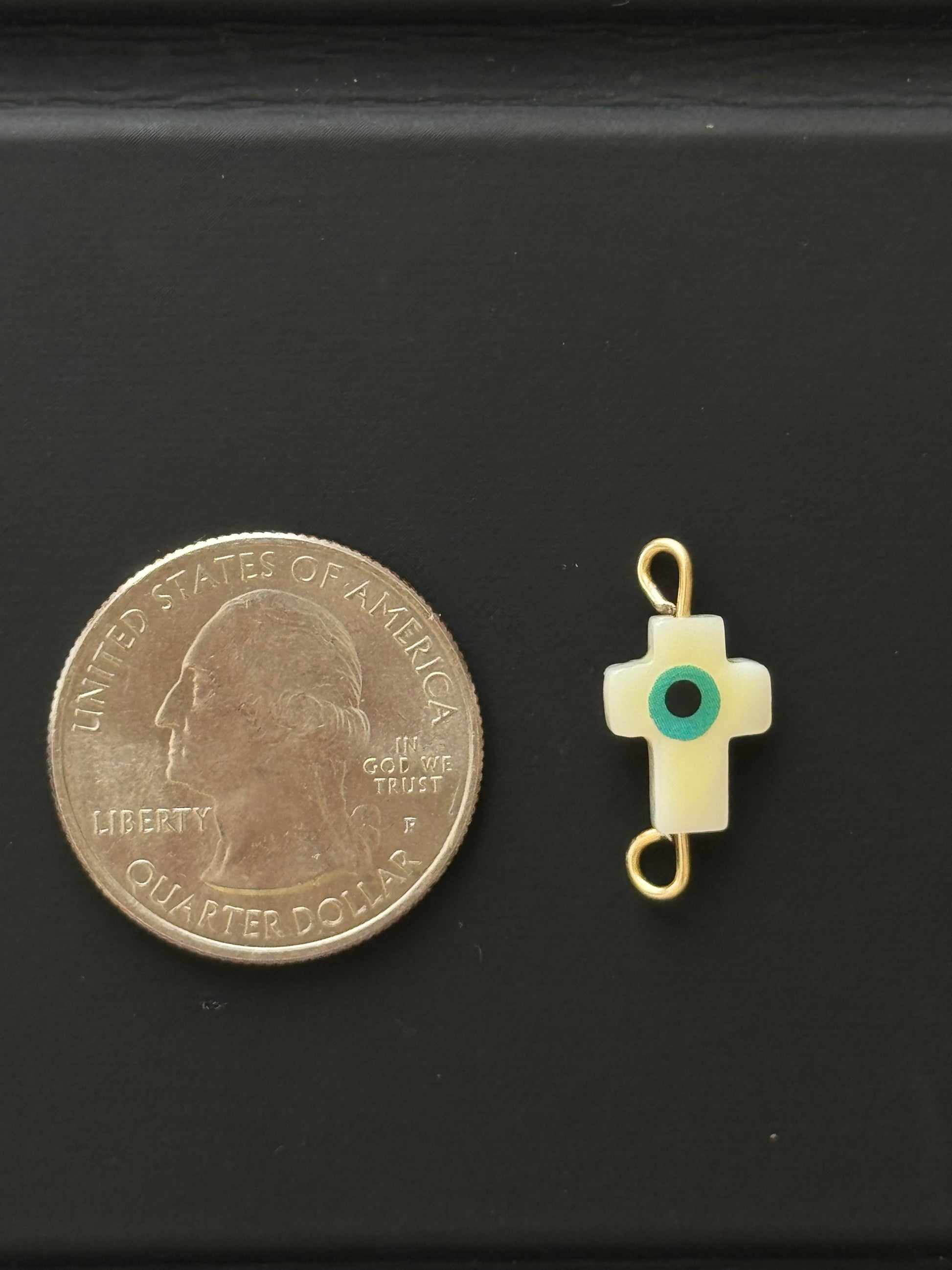 Cruz con Ojo Turco Charm