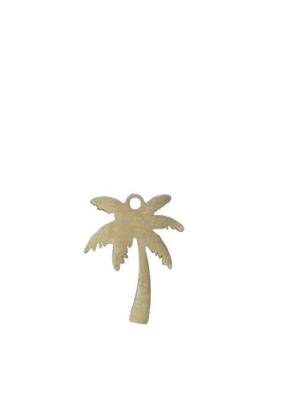 SILVER PALM CHARM