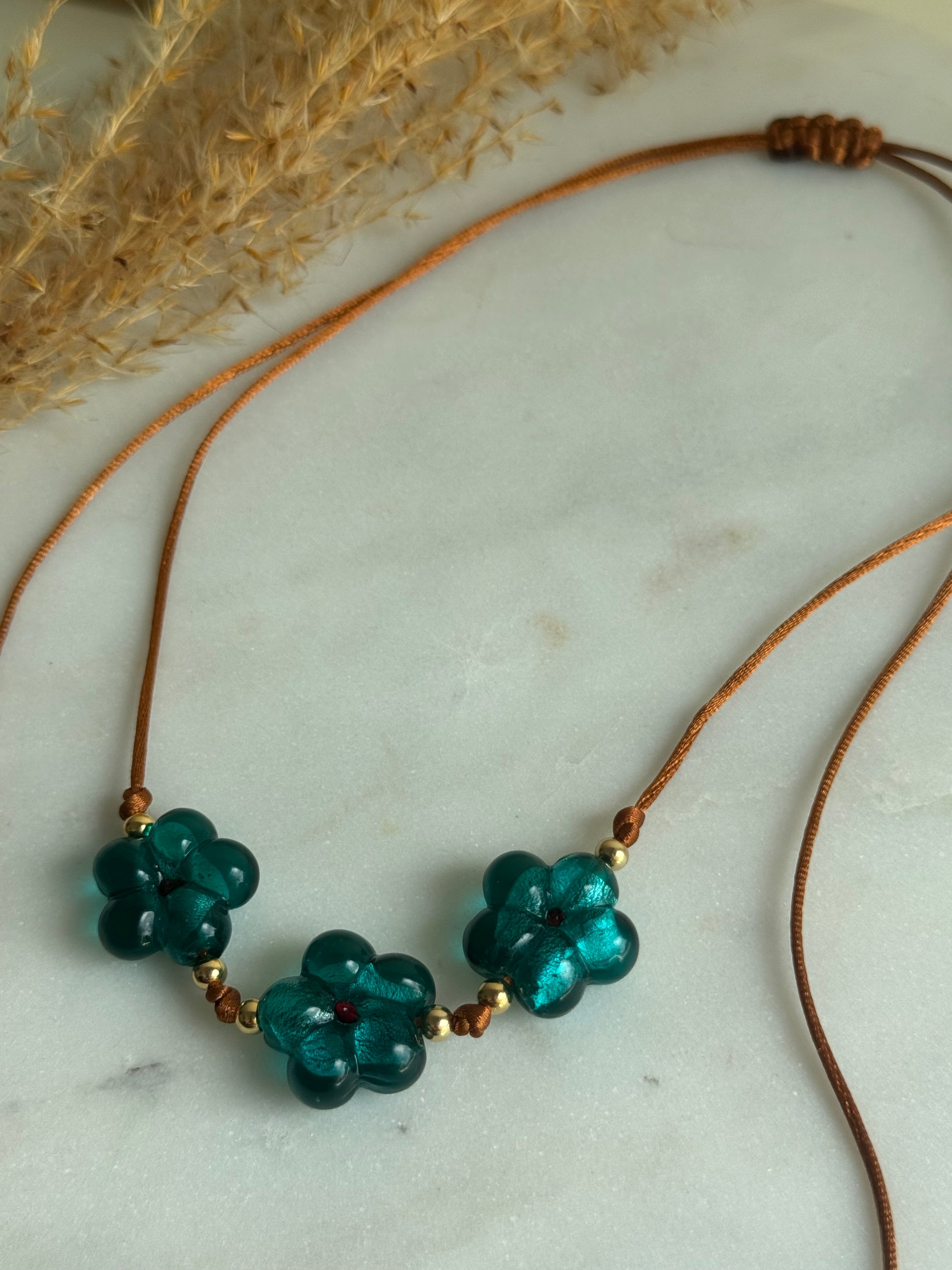 Esther Flowers Necklace