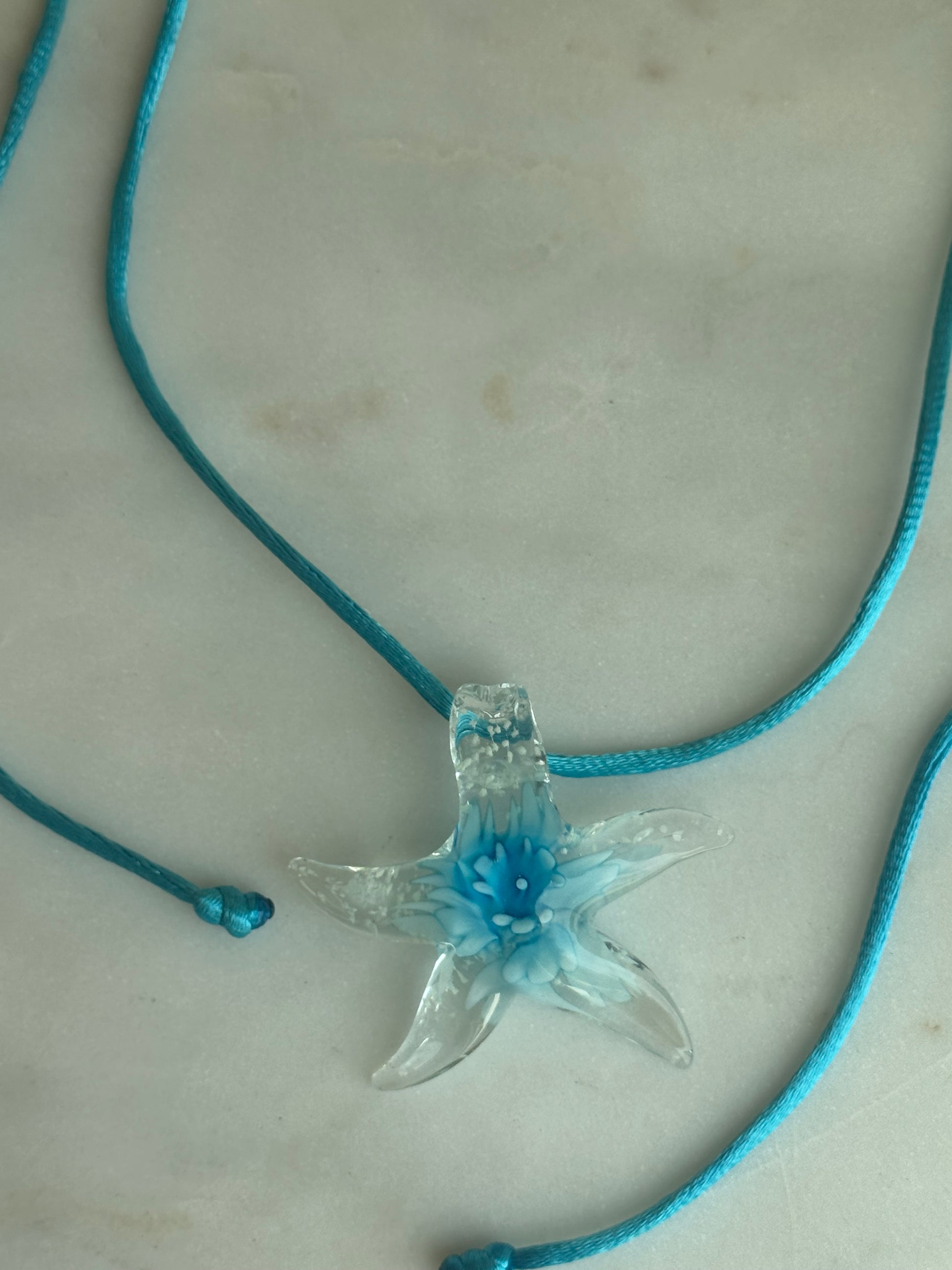 Maliah Starfish Silk Cord Necklace