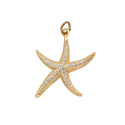Elegante Starfish Charm