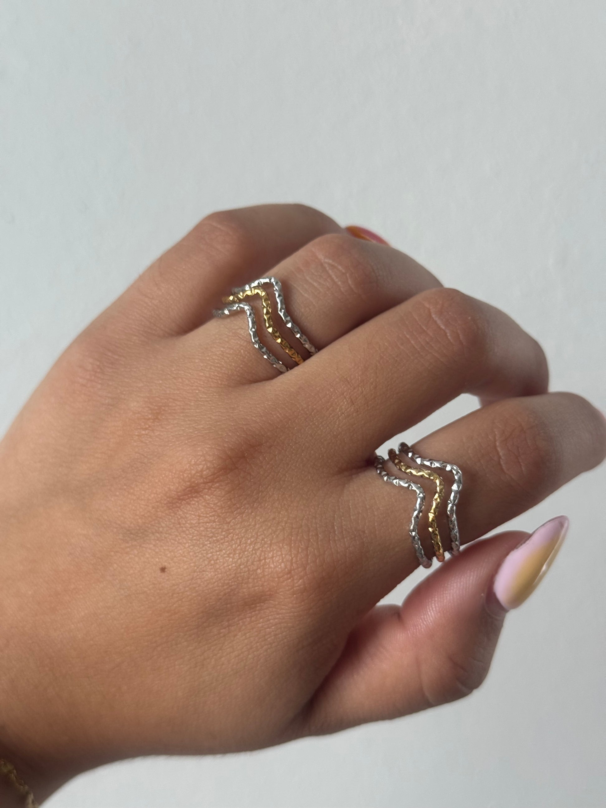 Elena Two Tones Ring