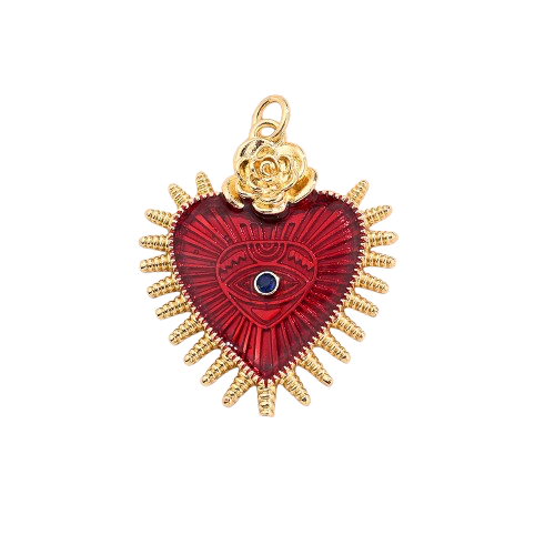 Reina Heart Charm