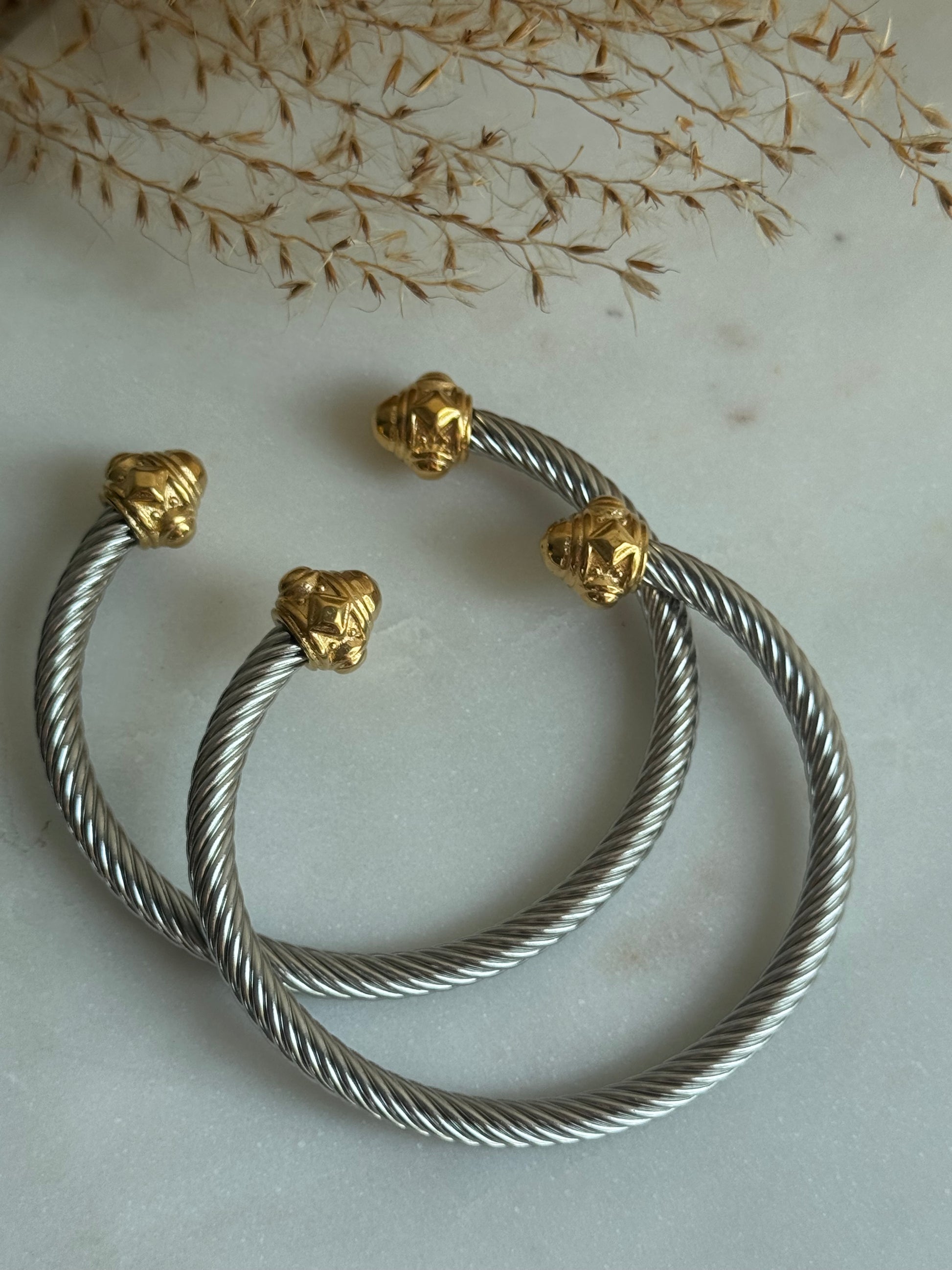 Irene Two Tone Bangle