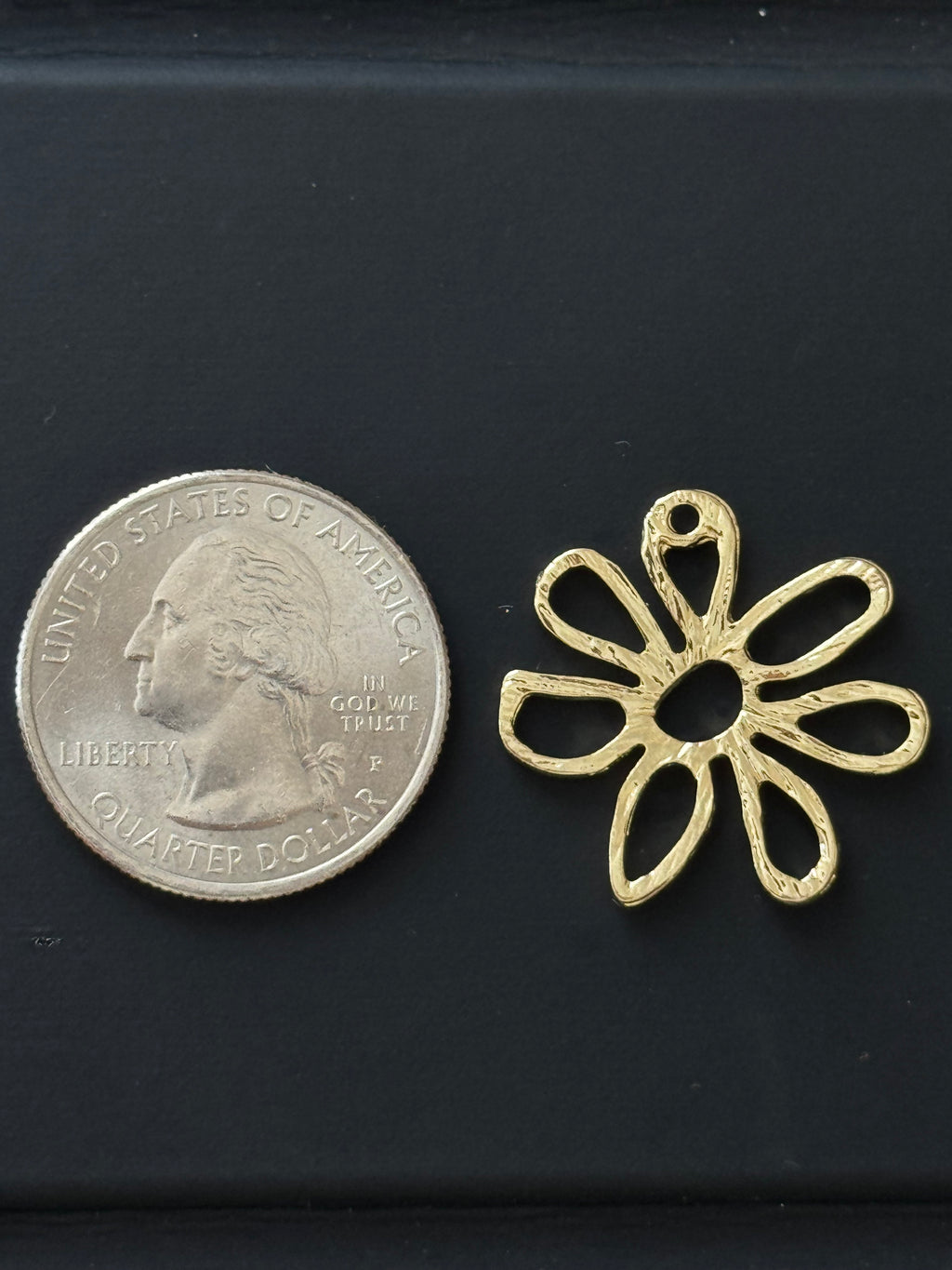 Abstract Flower Charm