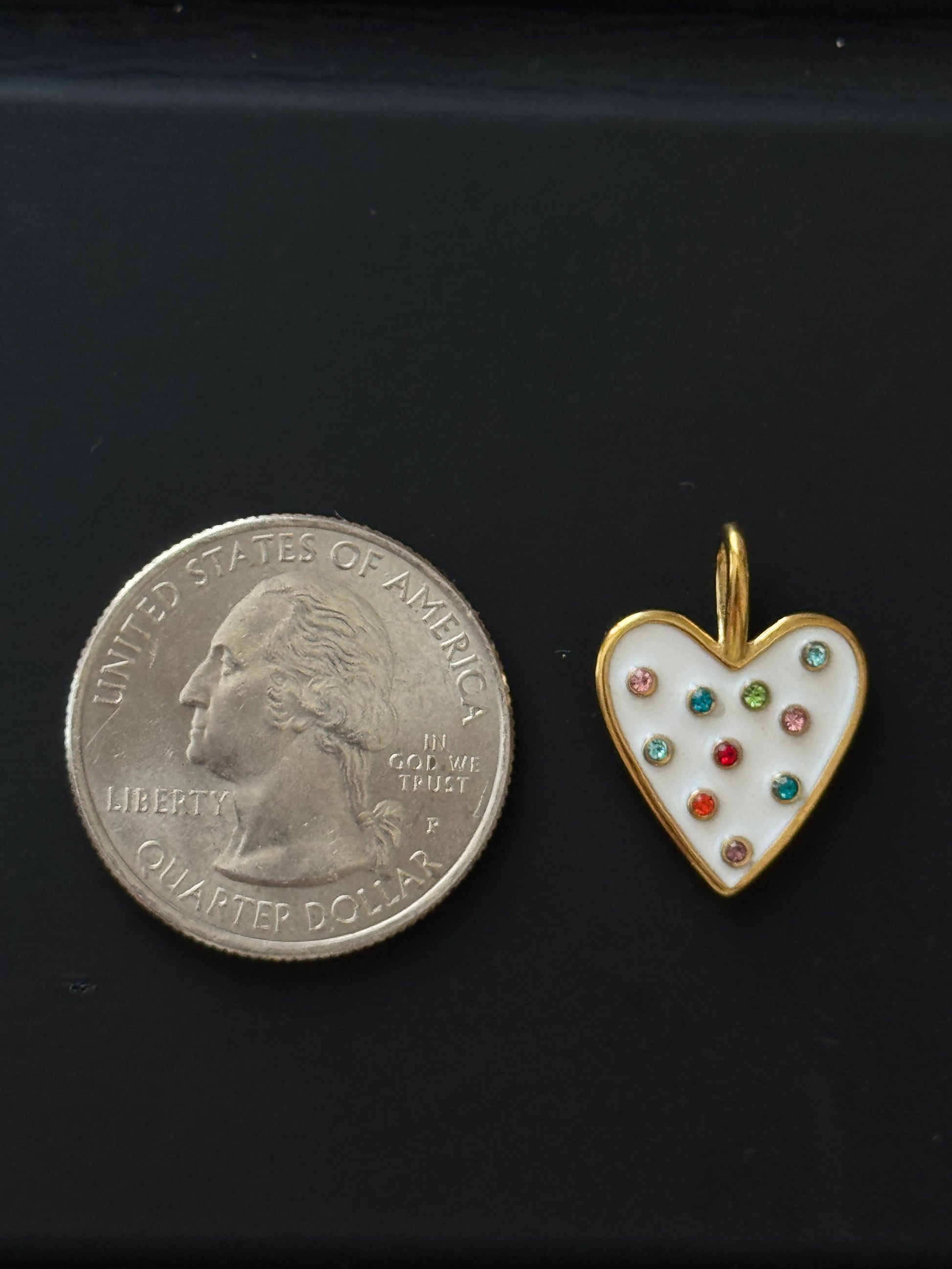 Color Diamonds White Heart
