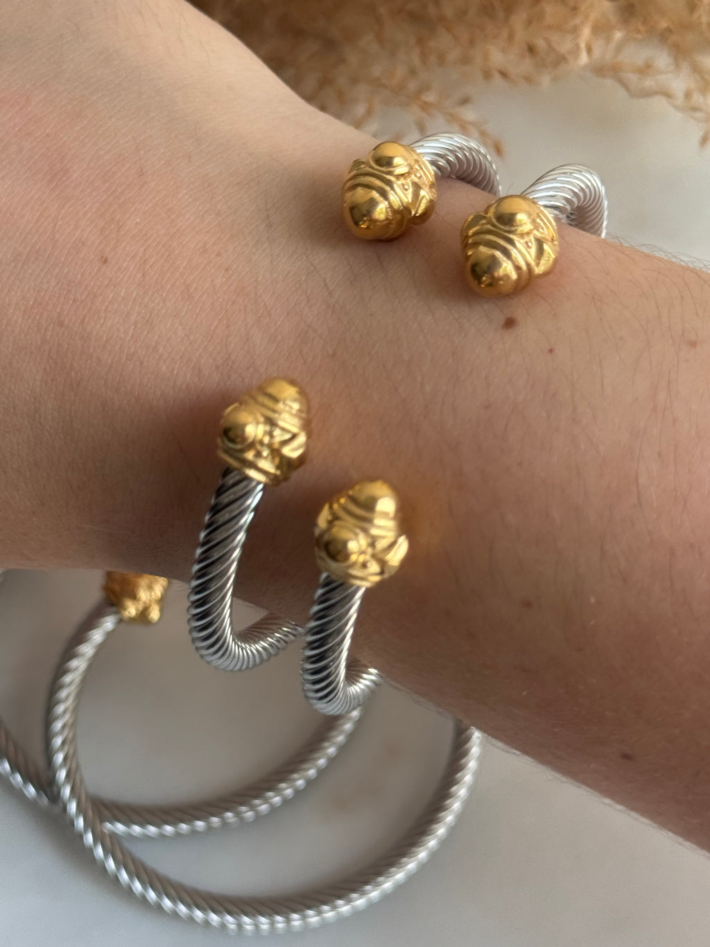 Irene Two Tone Bangle