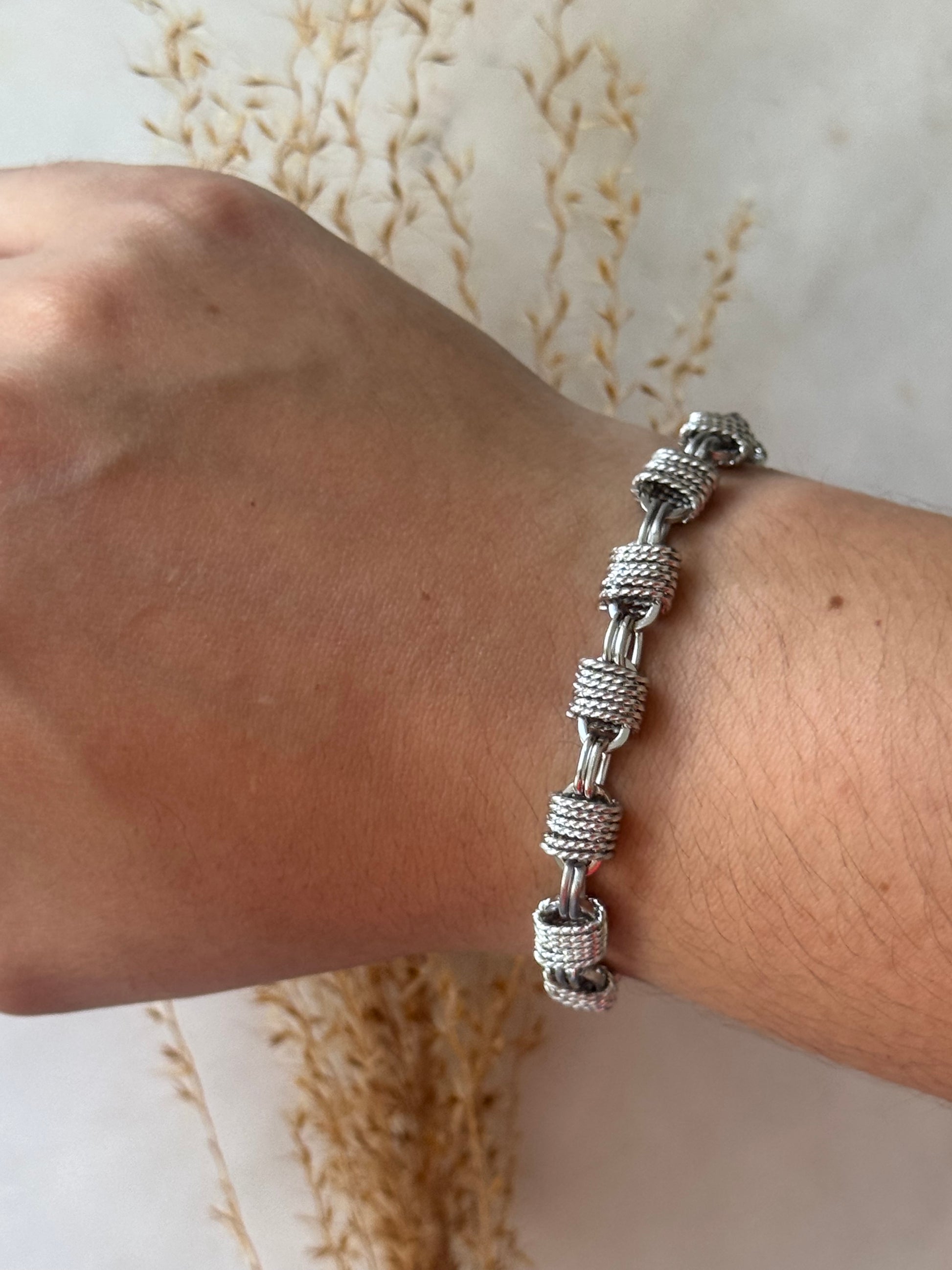 Harper Silver Unisex Bracelet