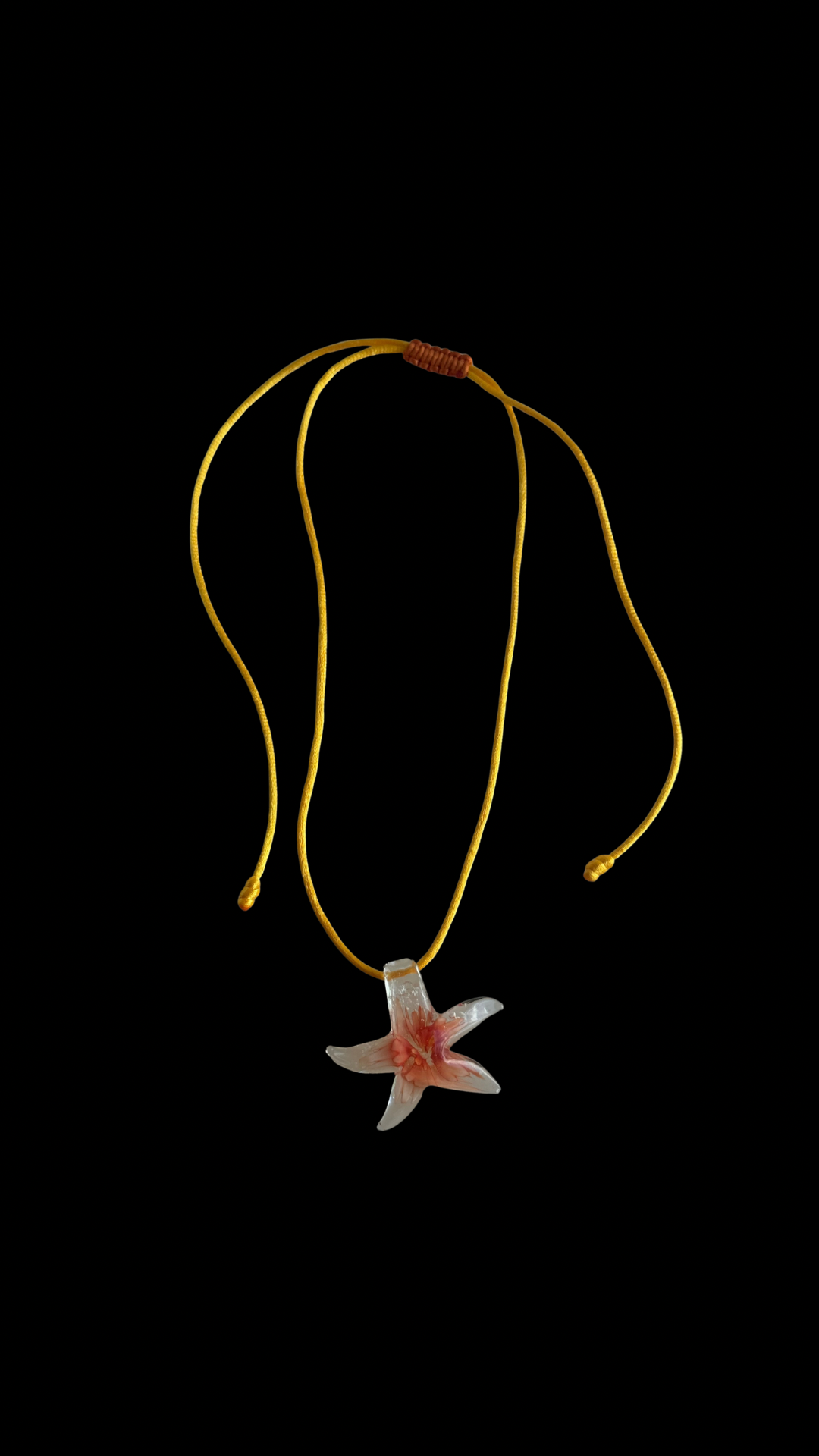 Maleia Starfish Silk Cord Necklace