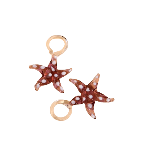 Estrella de Mar Cristal Charm