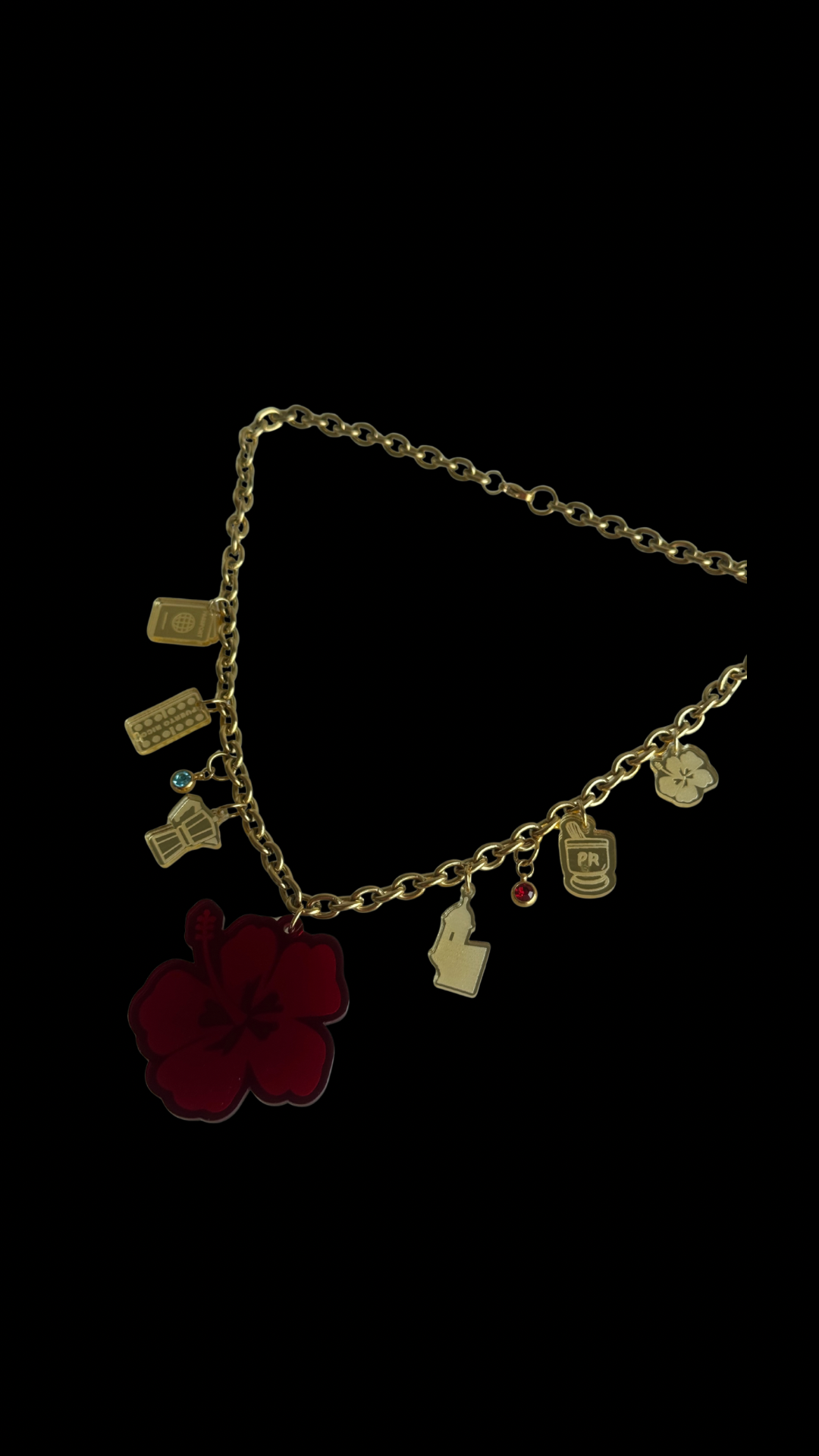 Puerto Rico Mi Isla Necklace