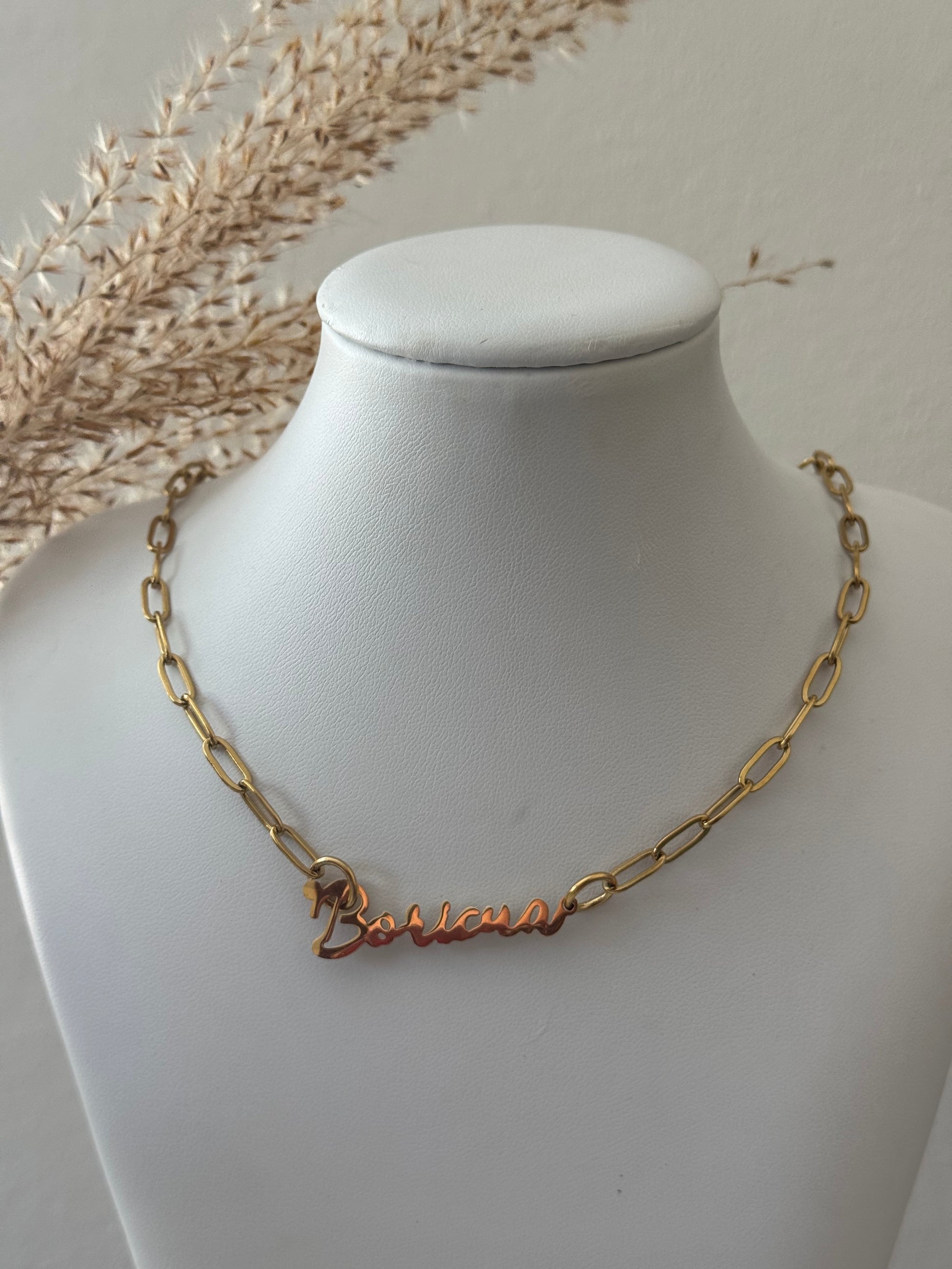 Boricua de Pura Sepa Necklace