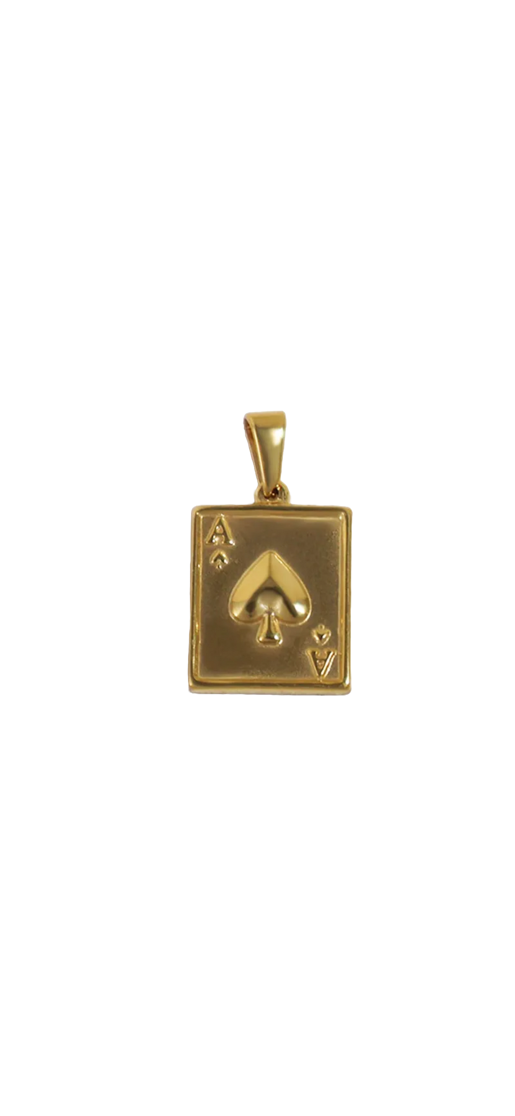 LETTER A CARD CHARM