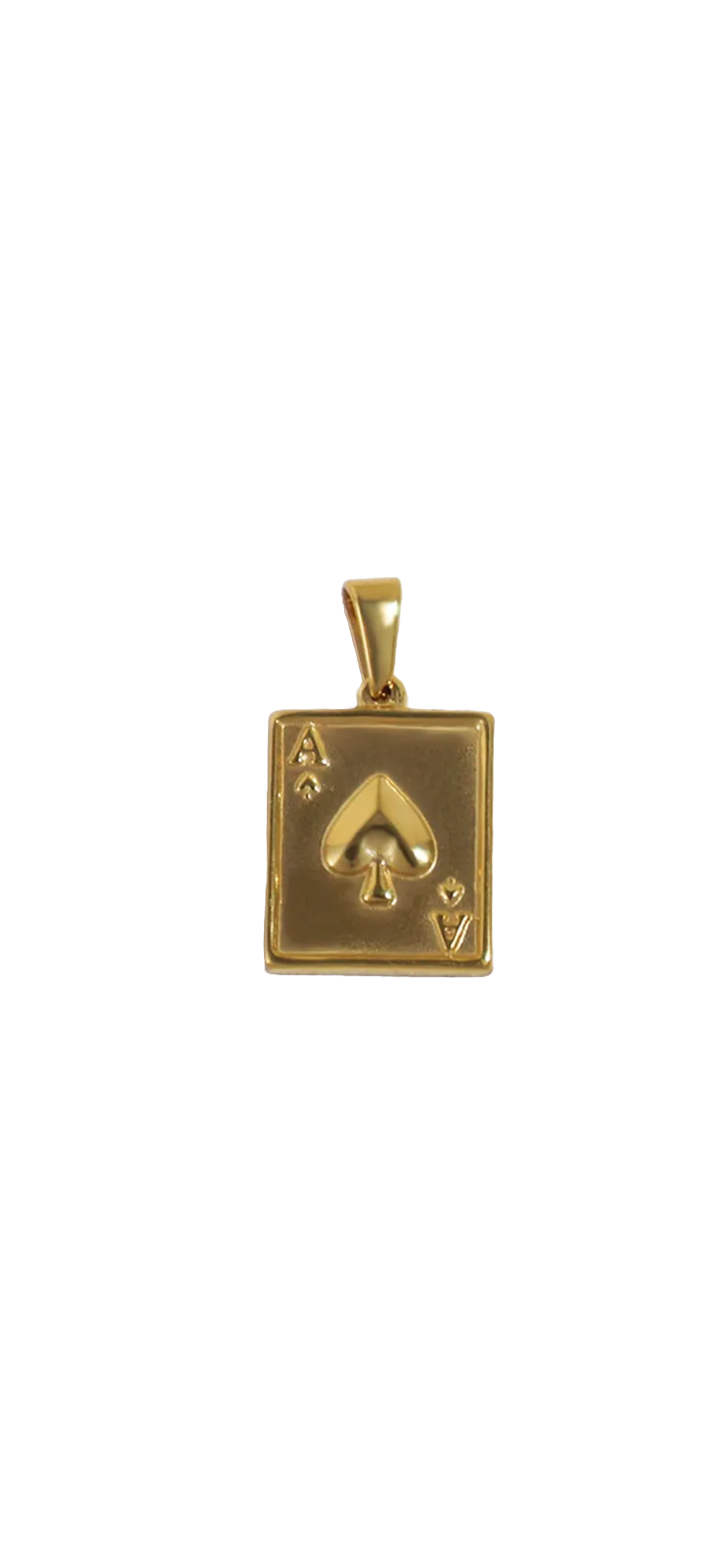 LETTER A CARD CHARM