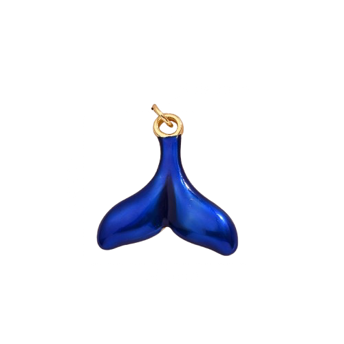 Chunky Whale Tale Charm