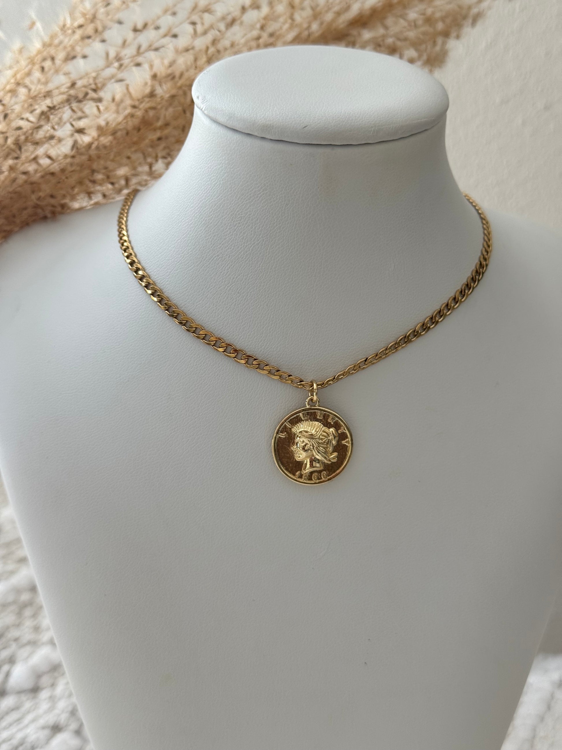 Liberty Moneda Necklace