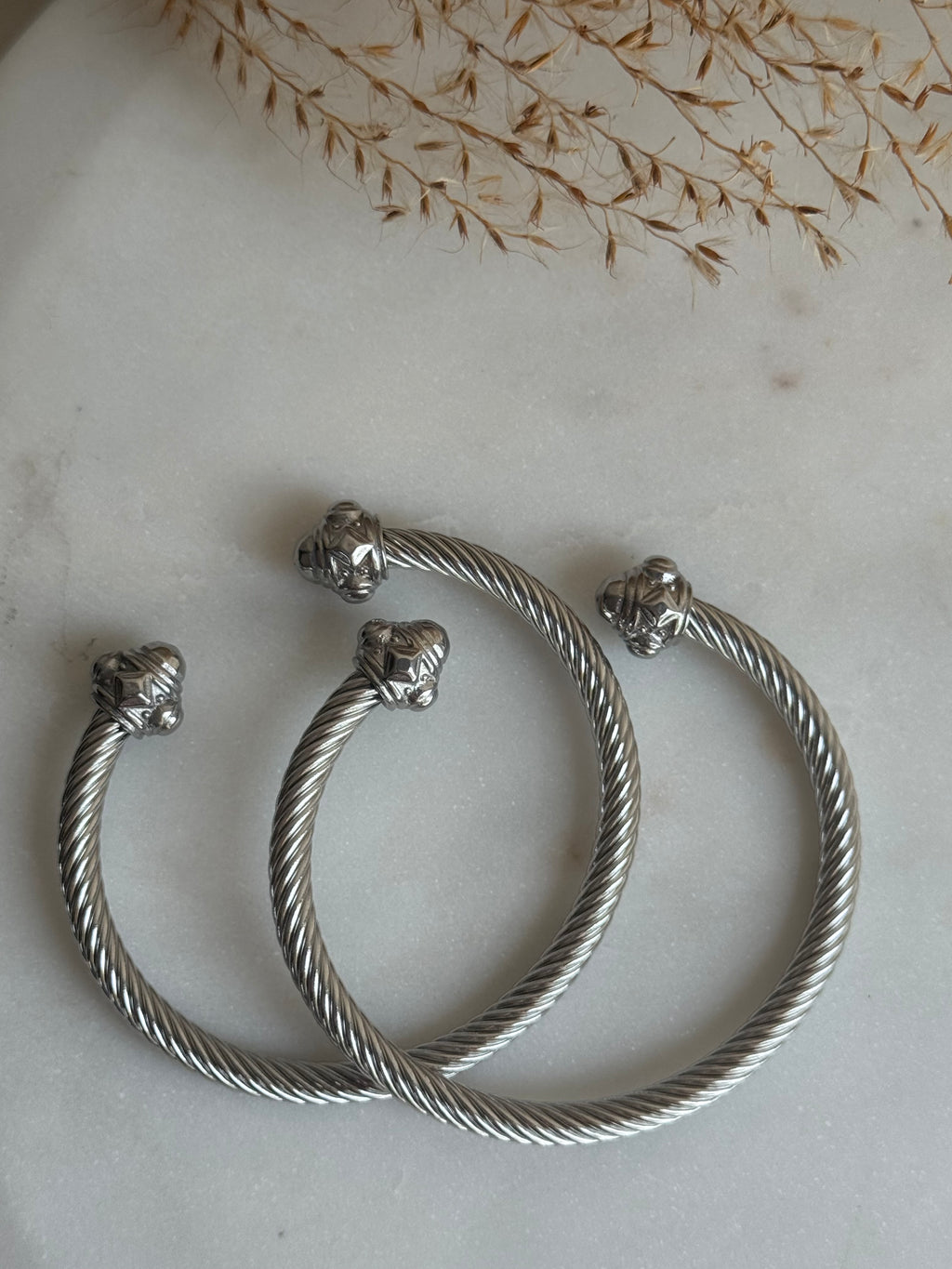 Cerene Silver Bangle