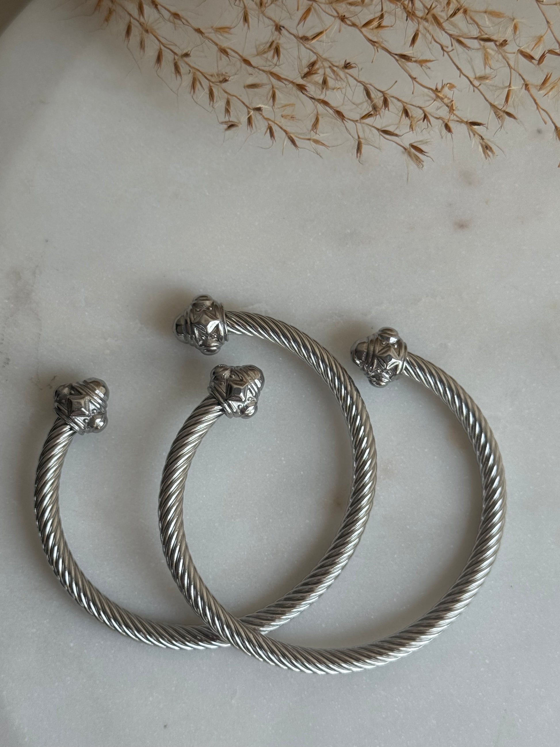 Cerene Silver Bangle