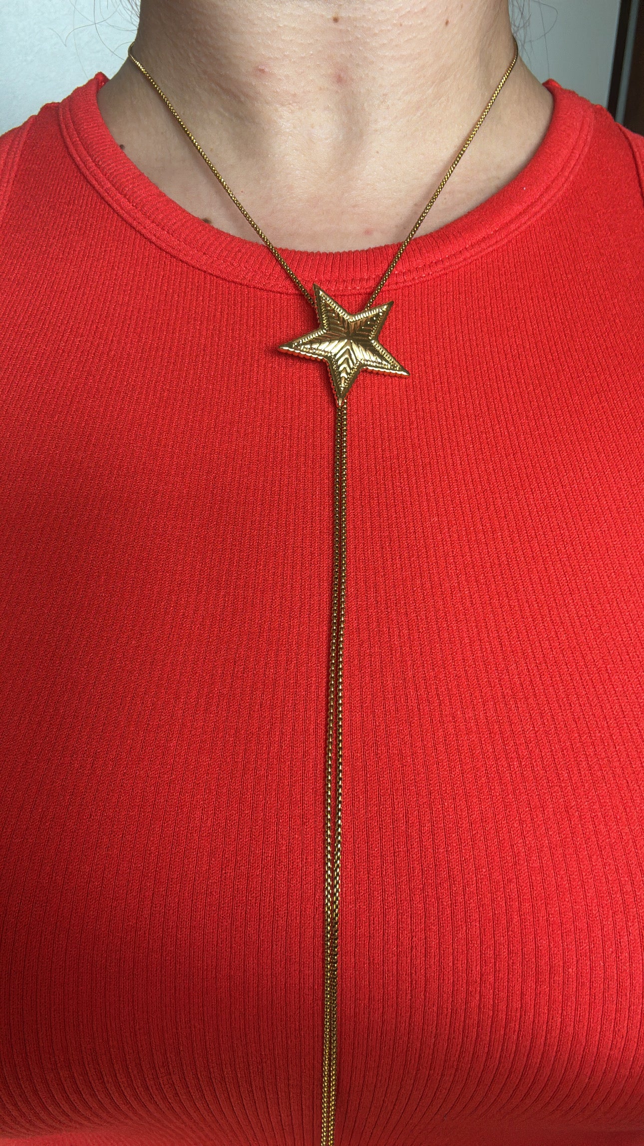Golden Star Adjustable Necklace
