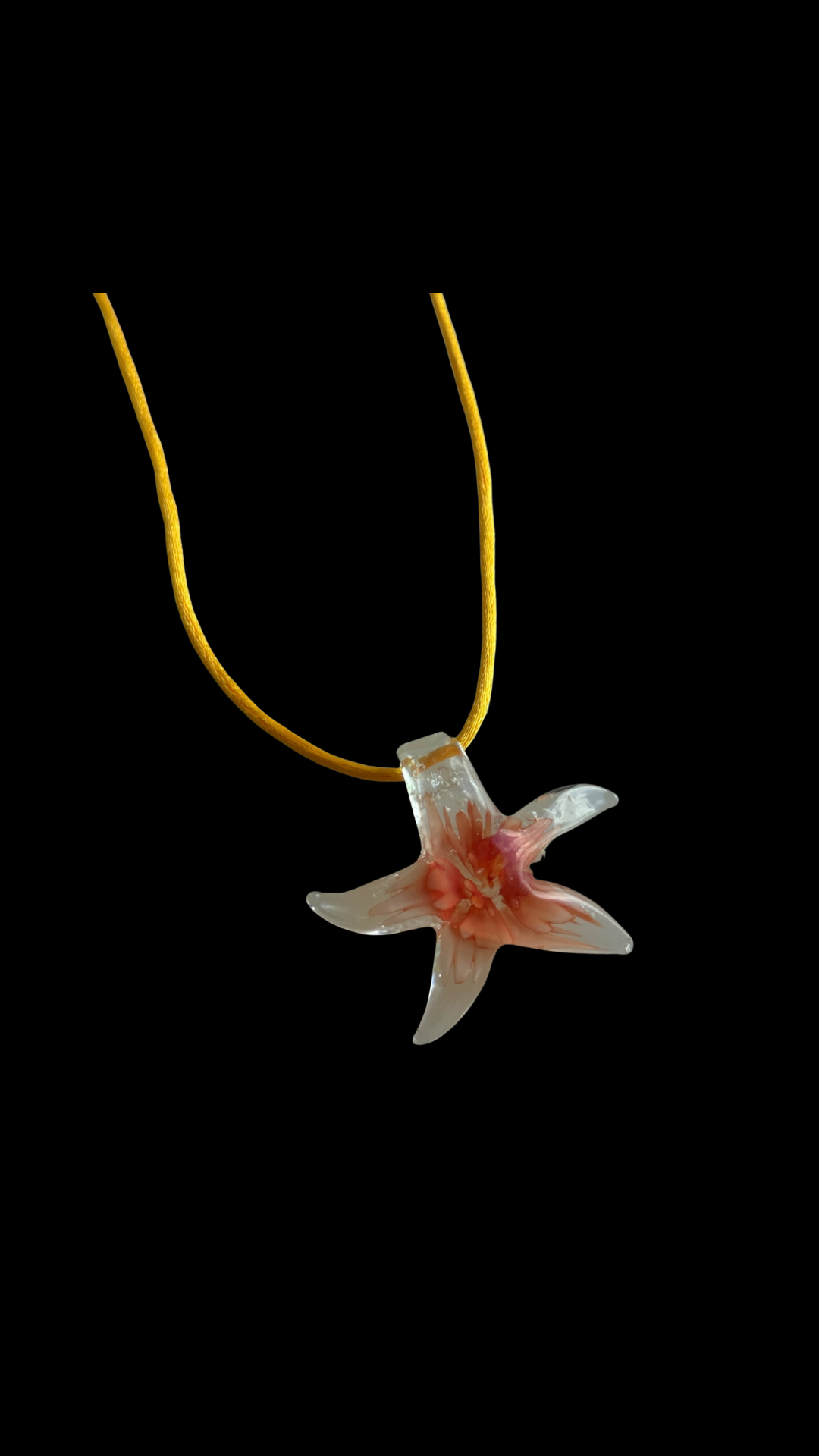 Maleia Starfish Silk Cord Necklace