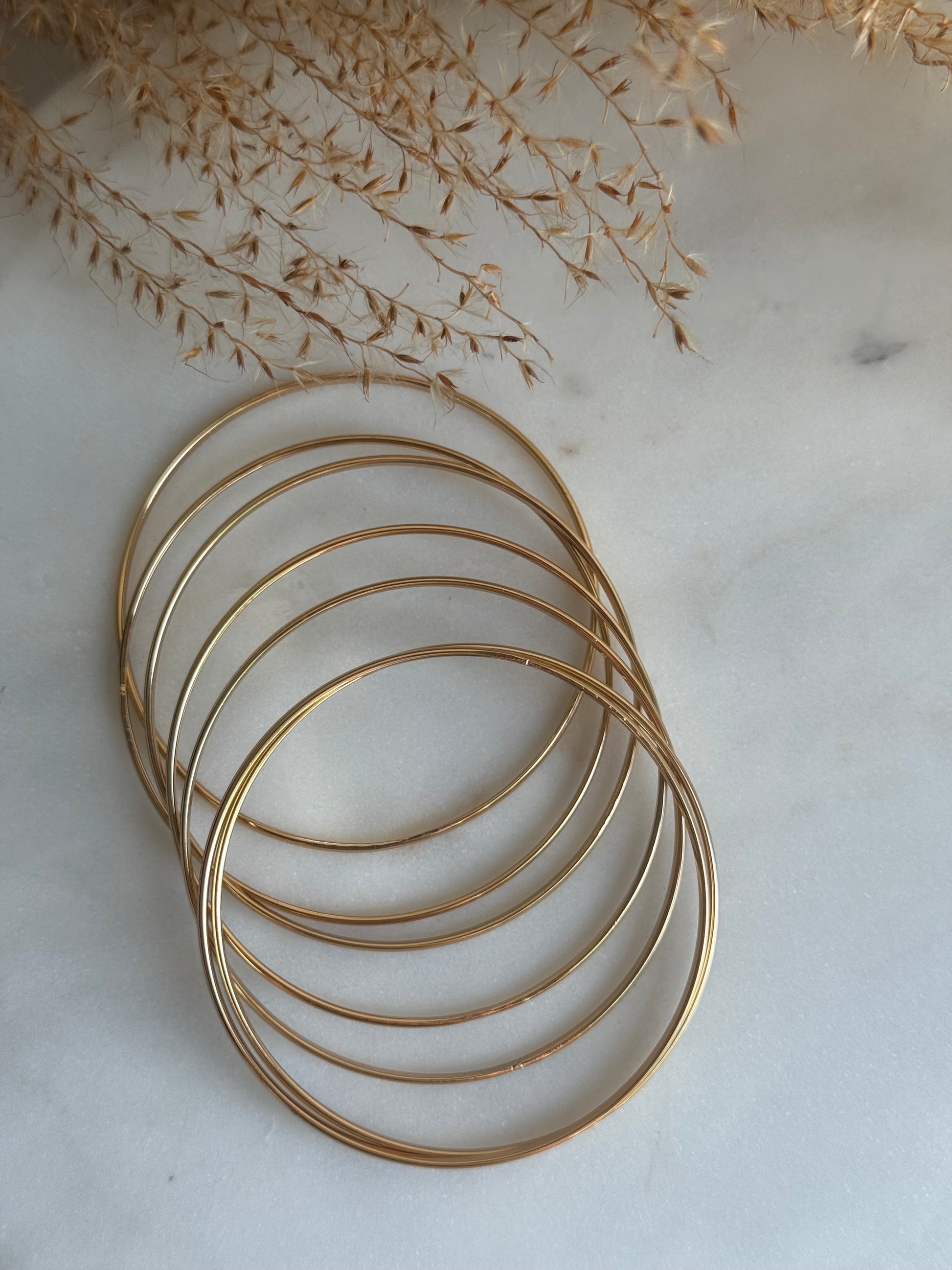 Elayne Golden Bangles