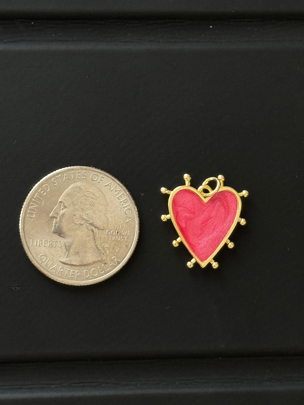 Pink Heart Charm