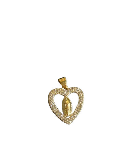 Virgencita Corazon Charm