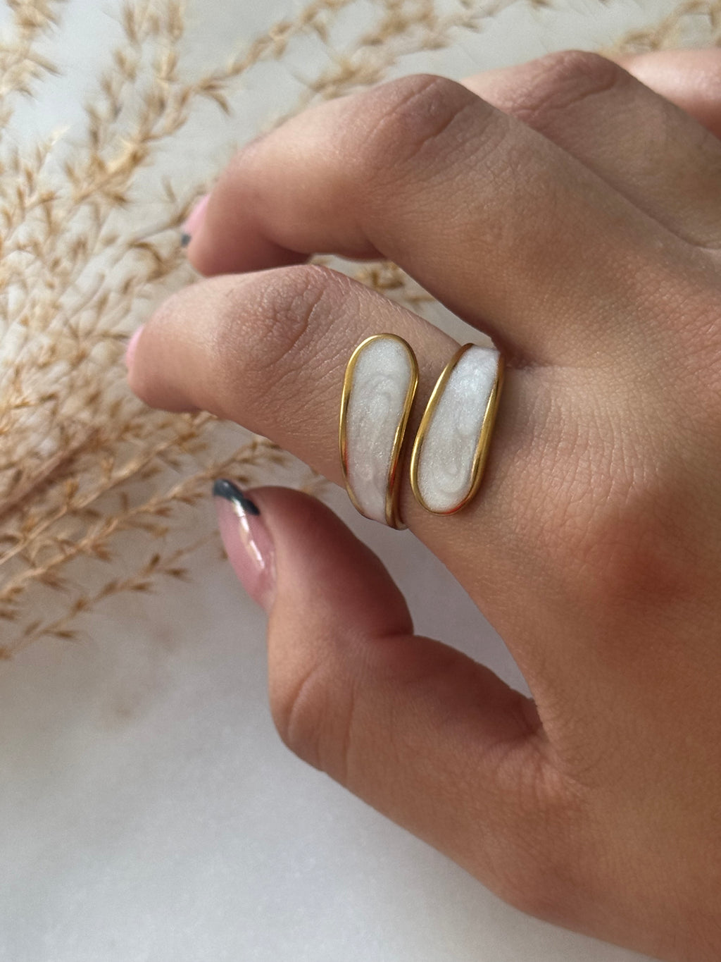 Gaia White Ring