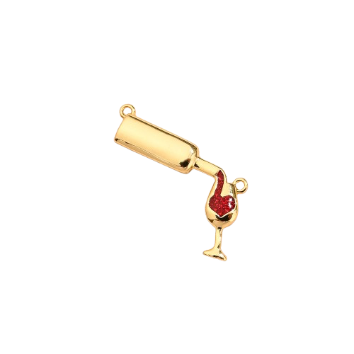 Wine o’ Clock Charm