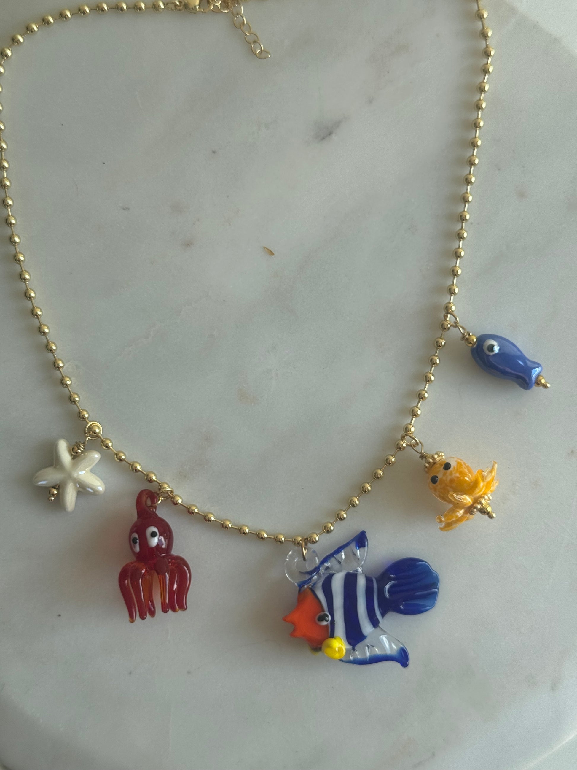 Pacífica Sea Charm Necklace