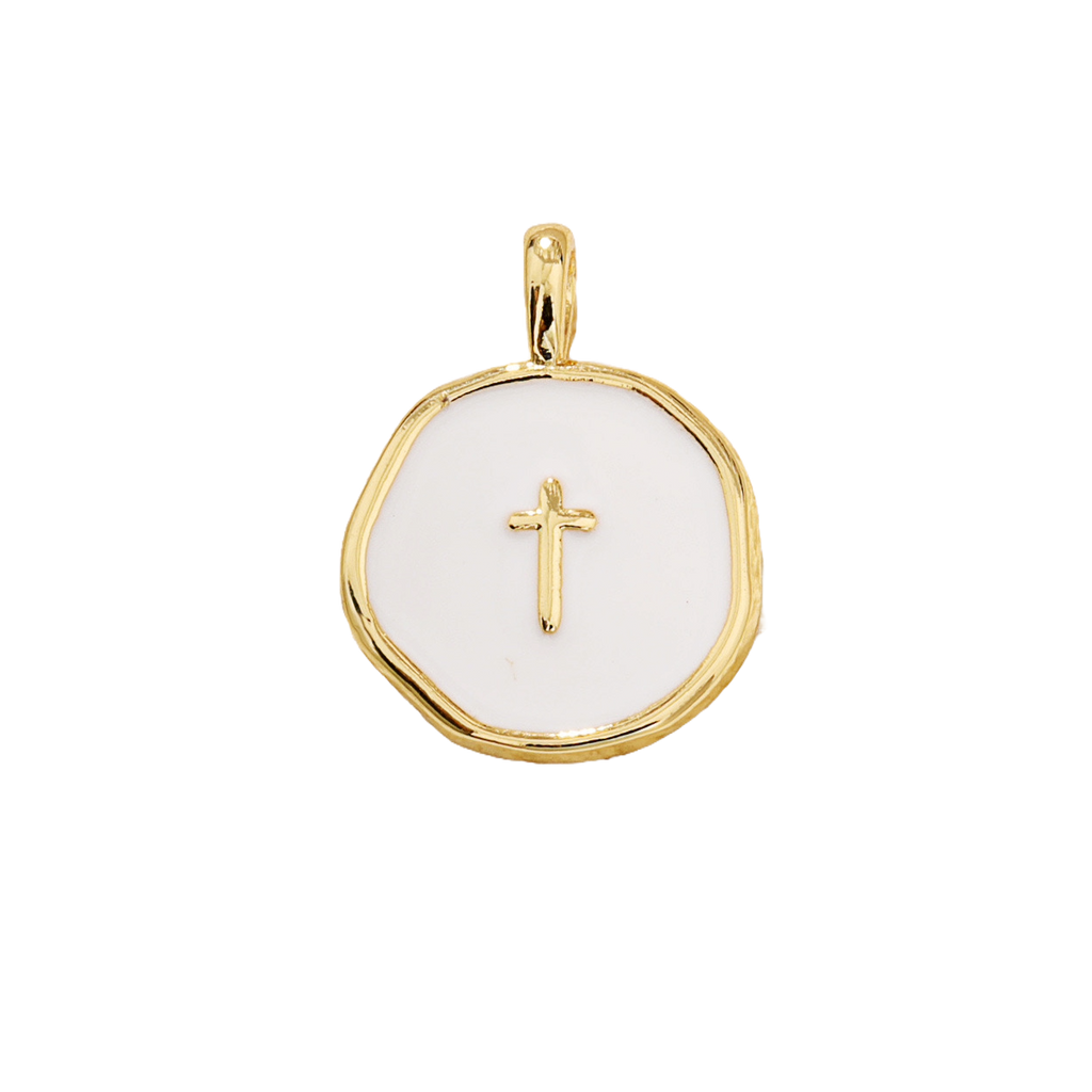 Cross Tag Charm