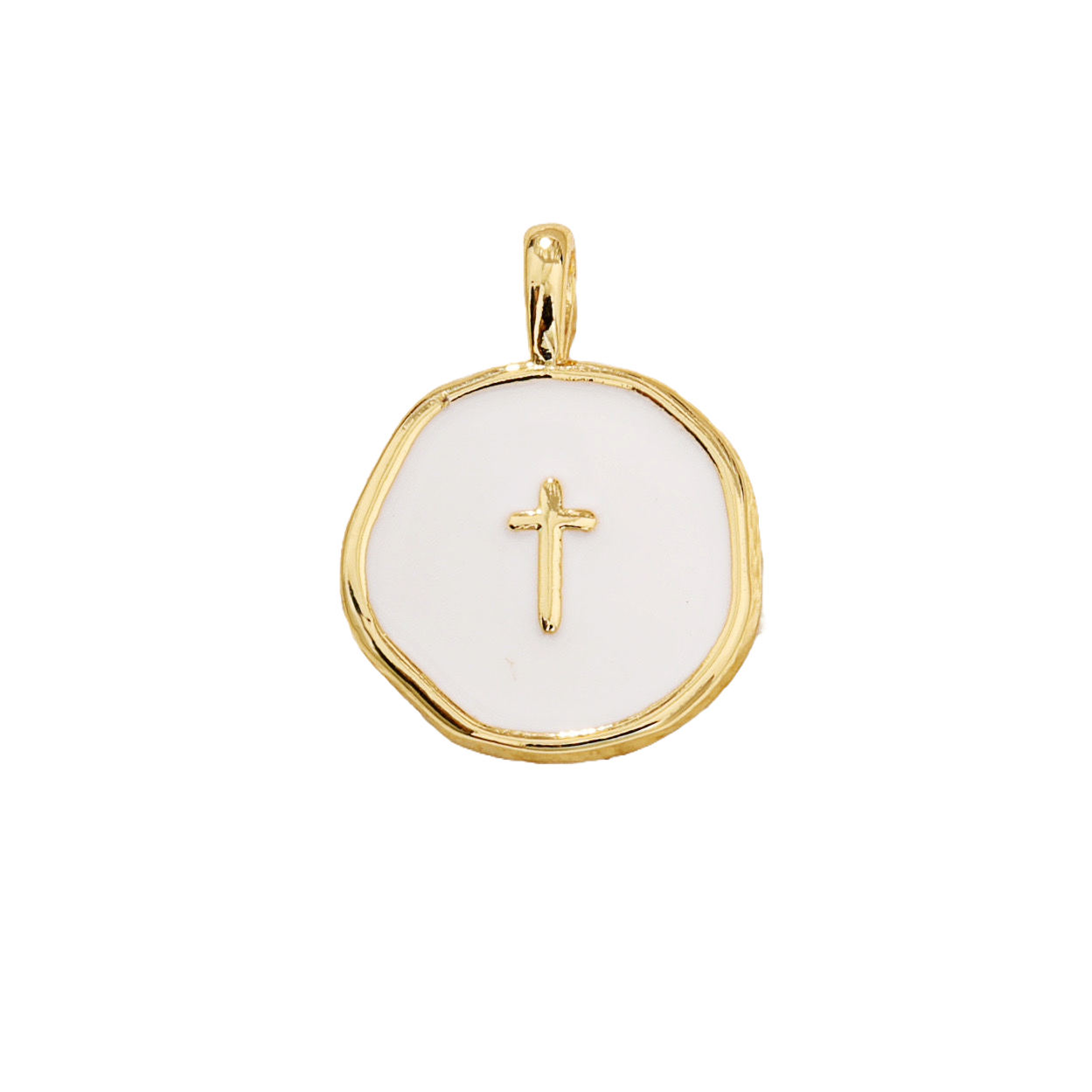 Cross Tag Charm