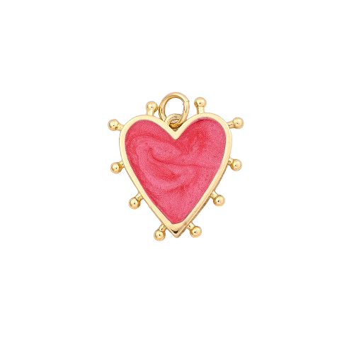 Pink Heart Charm
