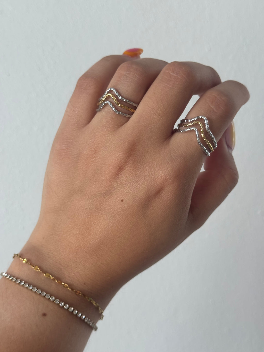 Elena Two Tones Ring