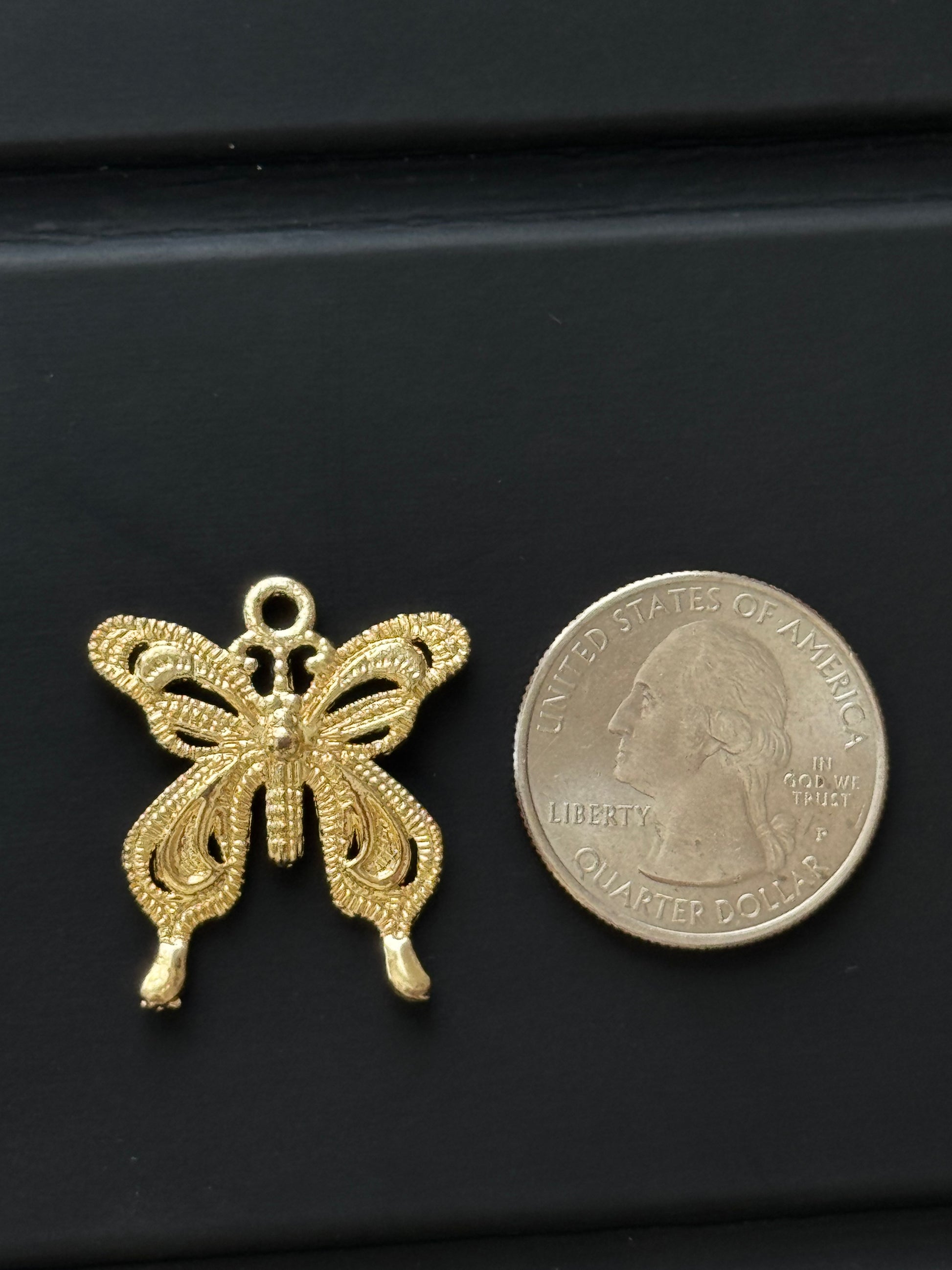 Chunky Butterfly Charm