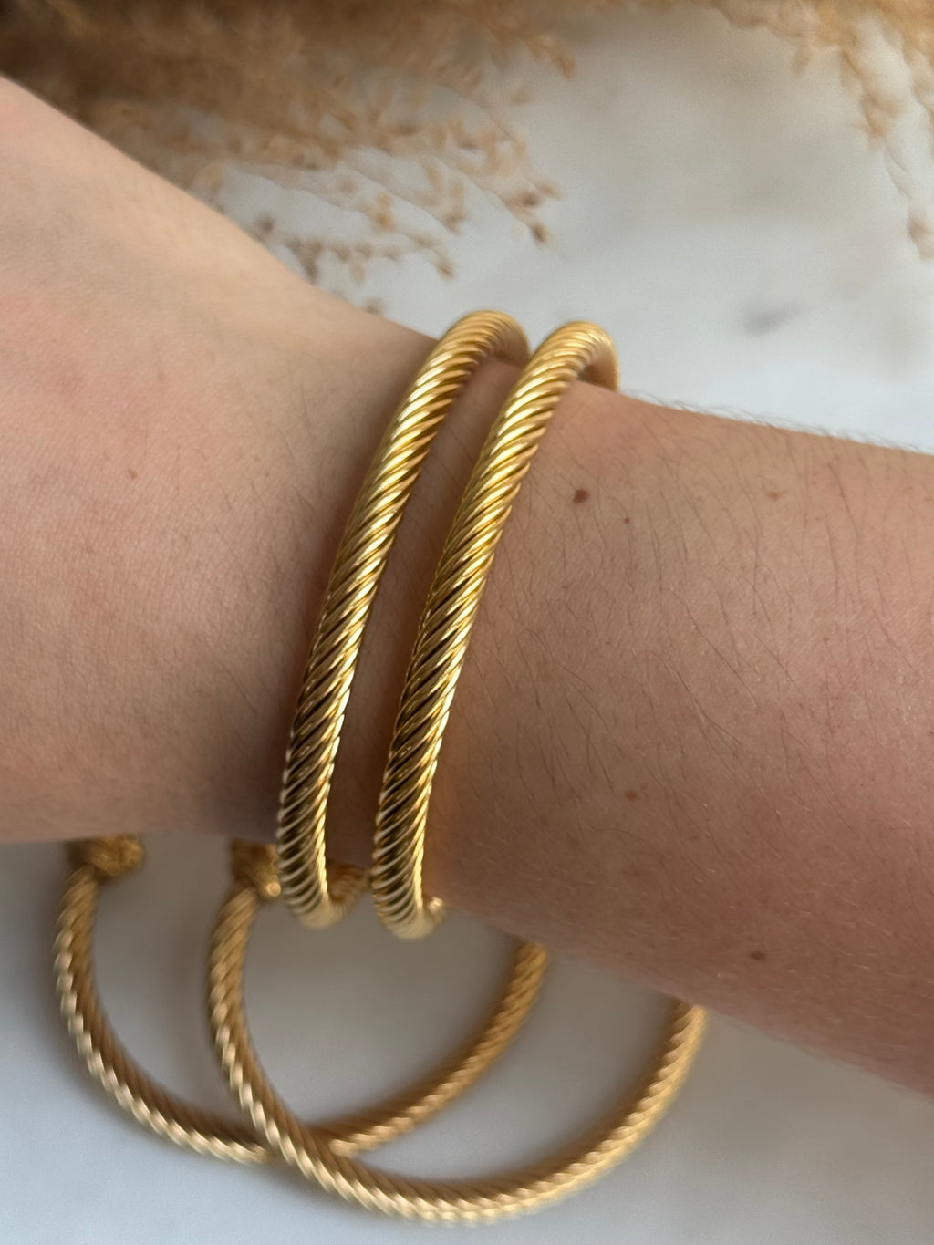 Sarai Golden Bangle