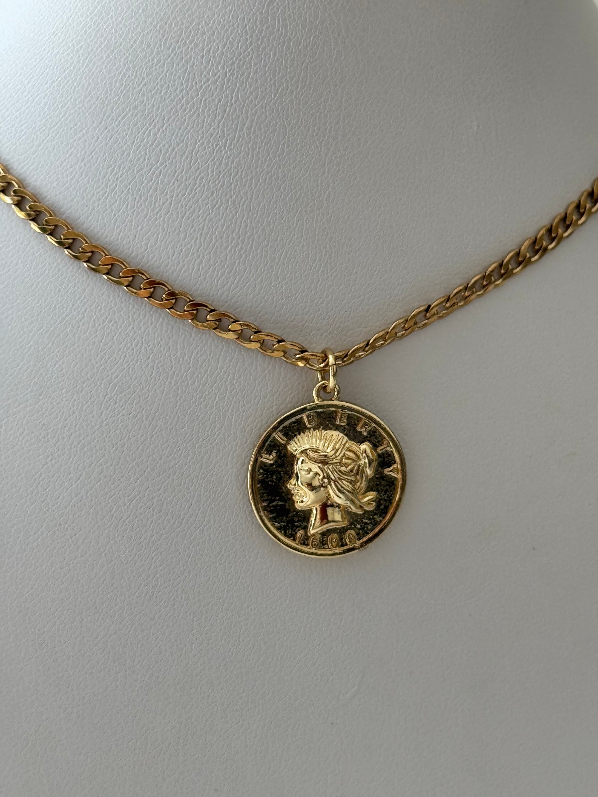 Liberty Moneda Necklace