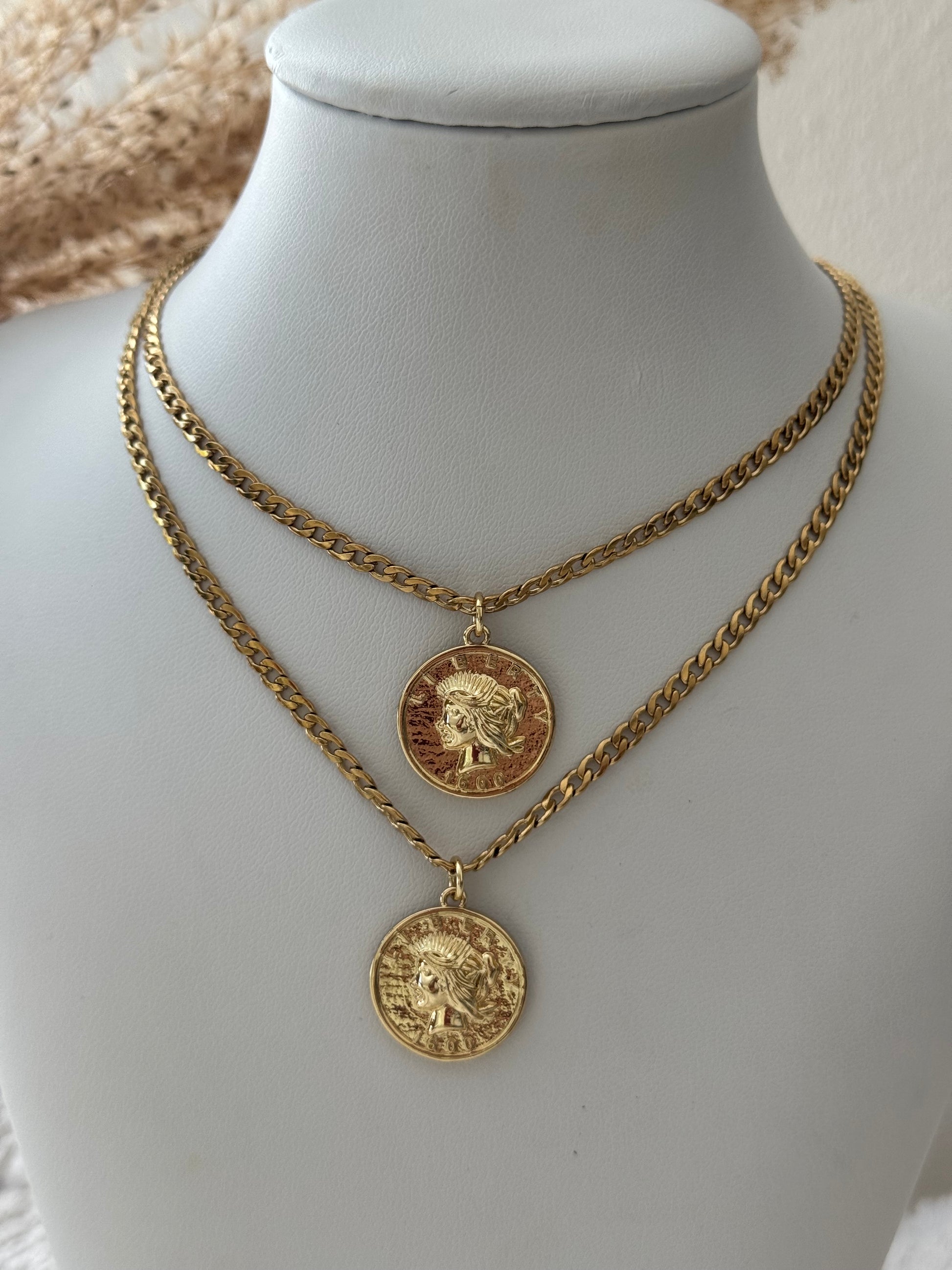 Liberty Moneda Necklace