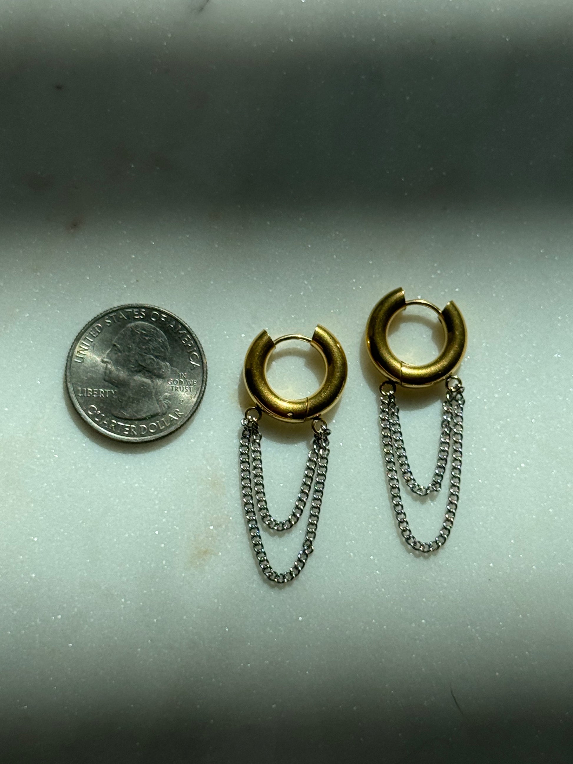 Kairi Two Tones Hoops