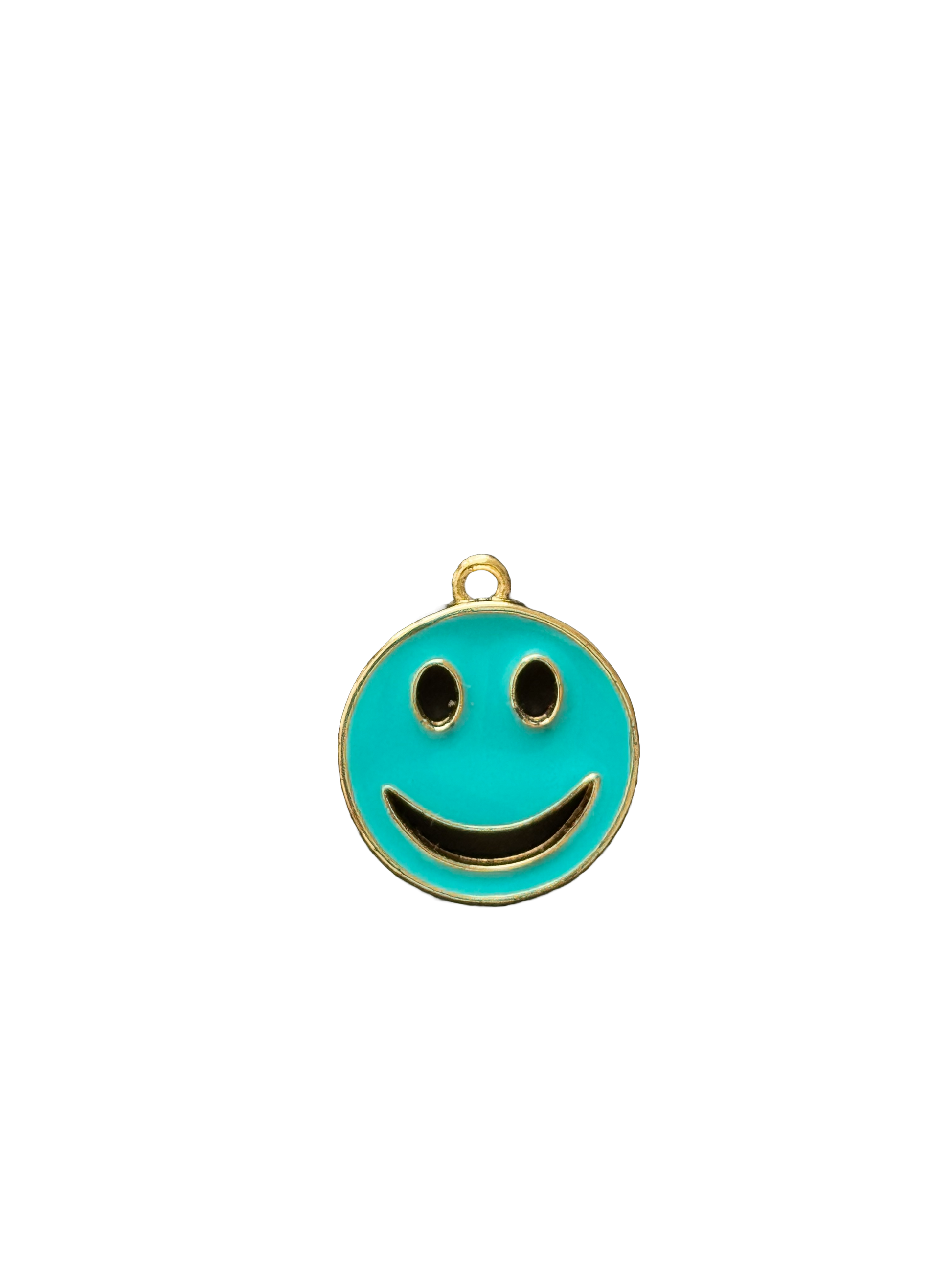 Blue Happy Smile Charm