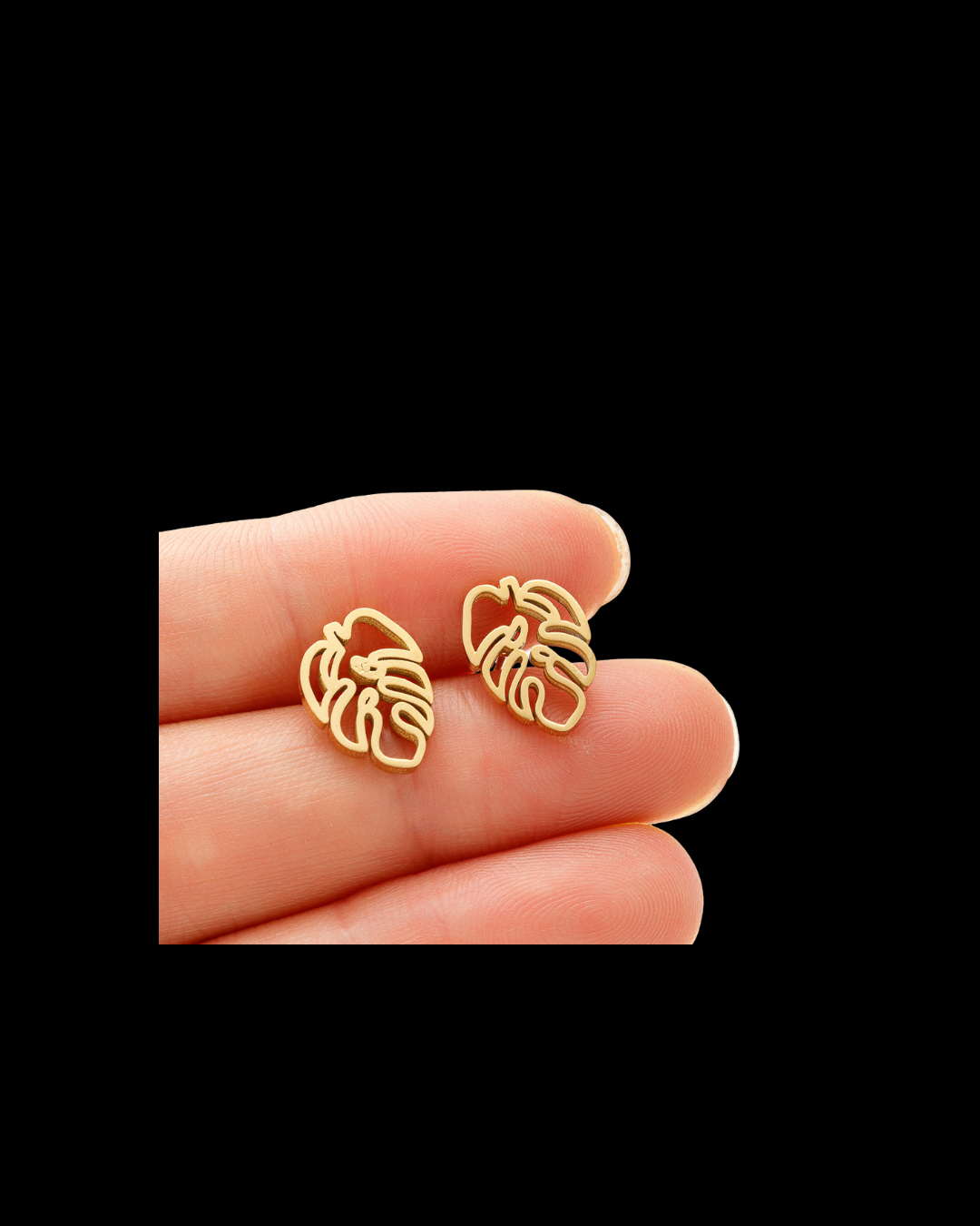 Monsteras Golden Studs