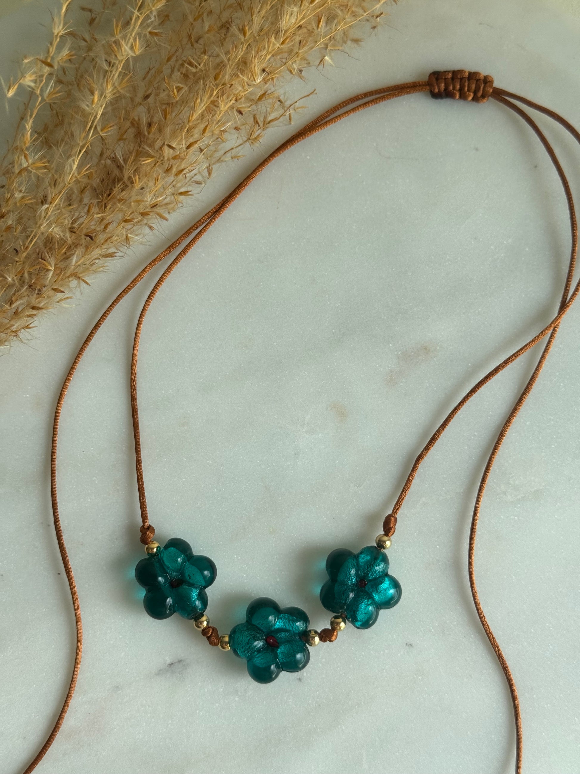 Esther Flowers Necklace