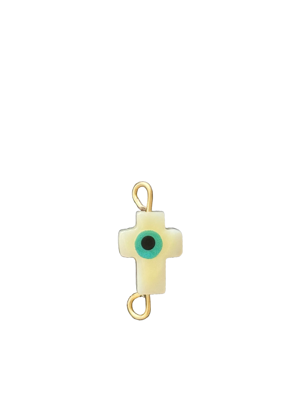 Cruz con Ojo Turco Charm