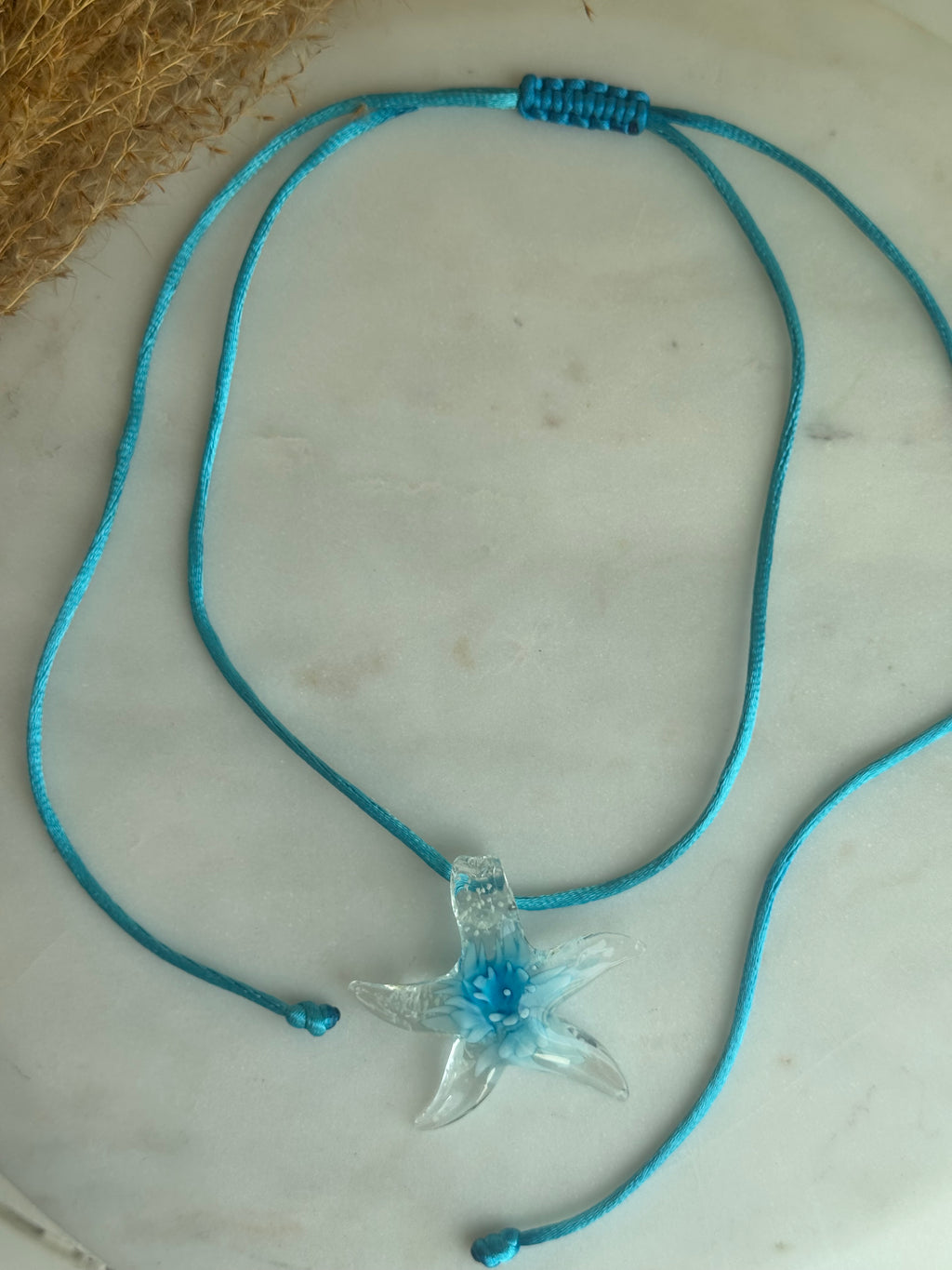 Maliah Starfish Silk Cord Necklace