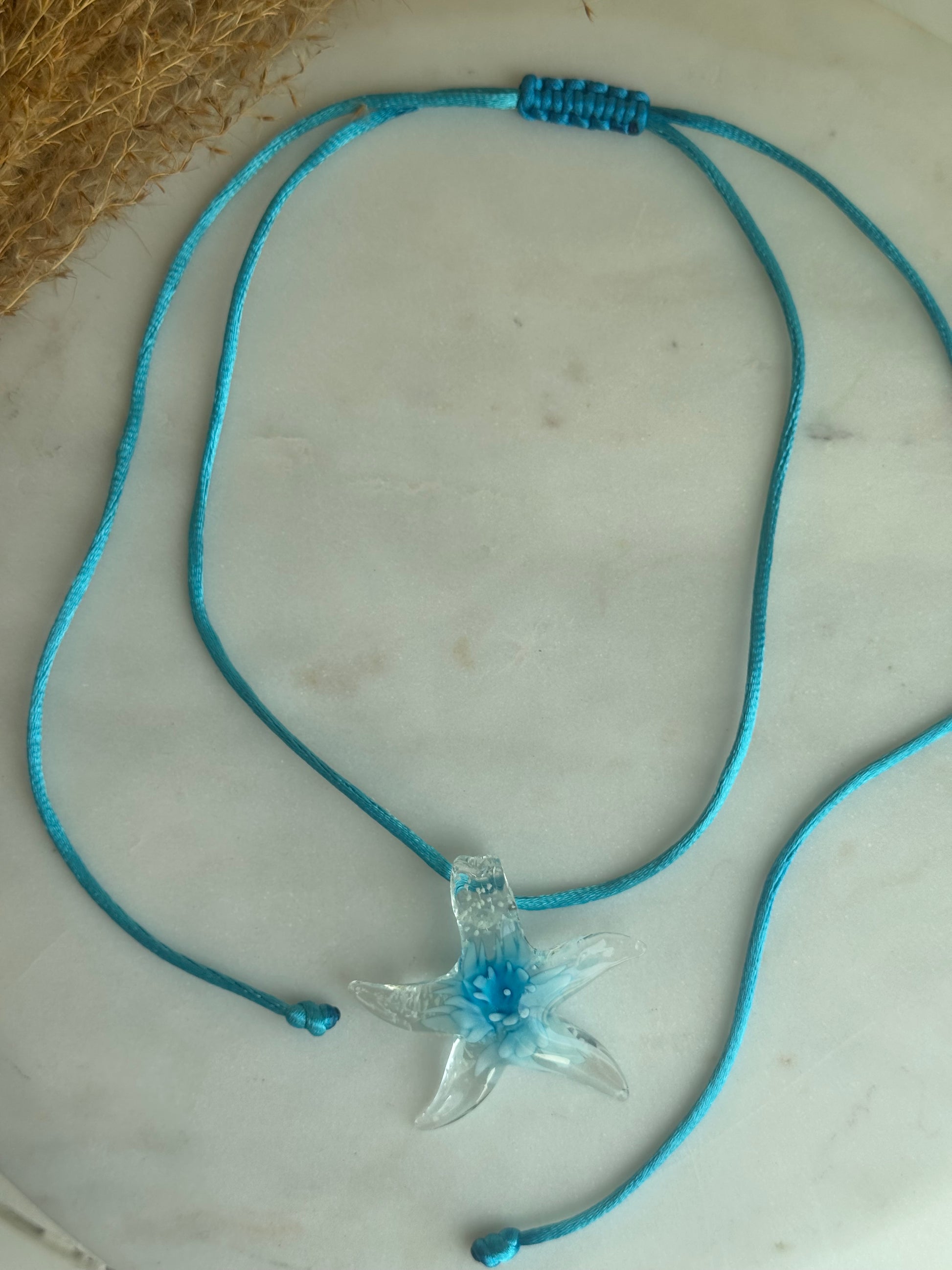 Maliah Starfish Silk Cord Necklace